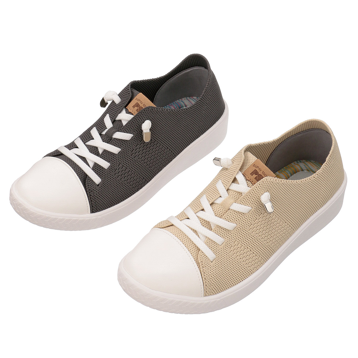 Pansy ニットスニーカーPS1395 - 画像1