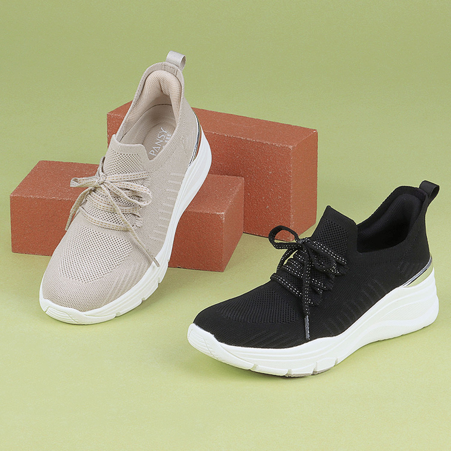 Pansy カジュアルニットスニーカー504 - 画像4