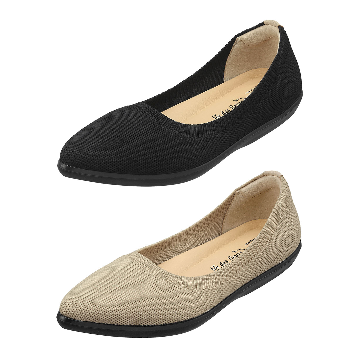 Pansy フェ・デ・フルール ニットパンプス FD118 - 画像1