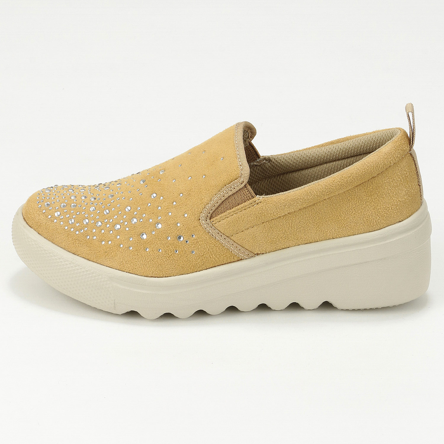 Kitson ビジュー付きスリッポンスニーカー 1512 - 画像3