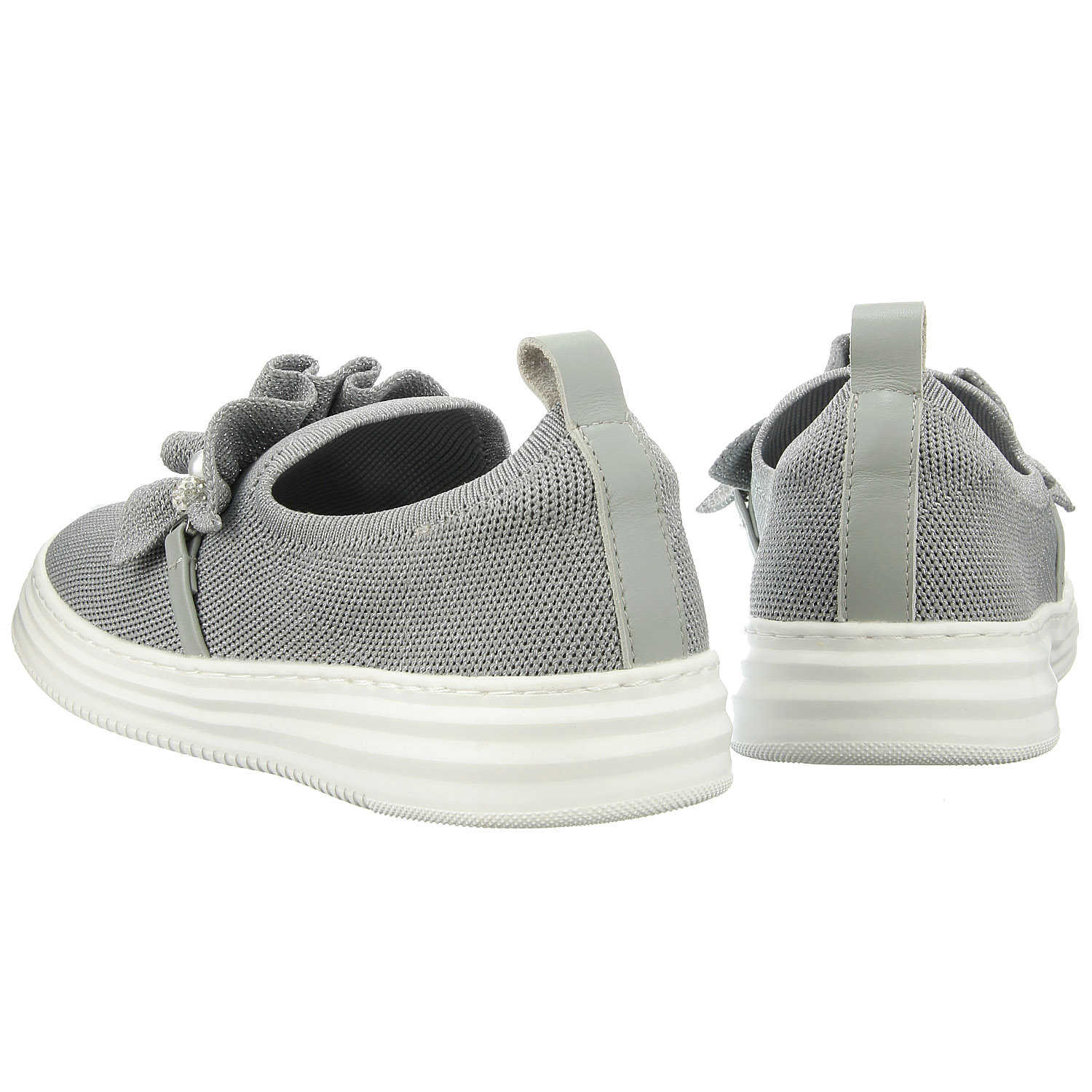 【2026SS オフホワイト新色追加】 de ocho A de ocho パールフリルシューズ52－J52－28 - 画像4