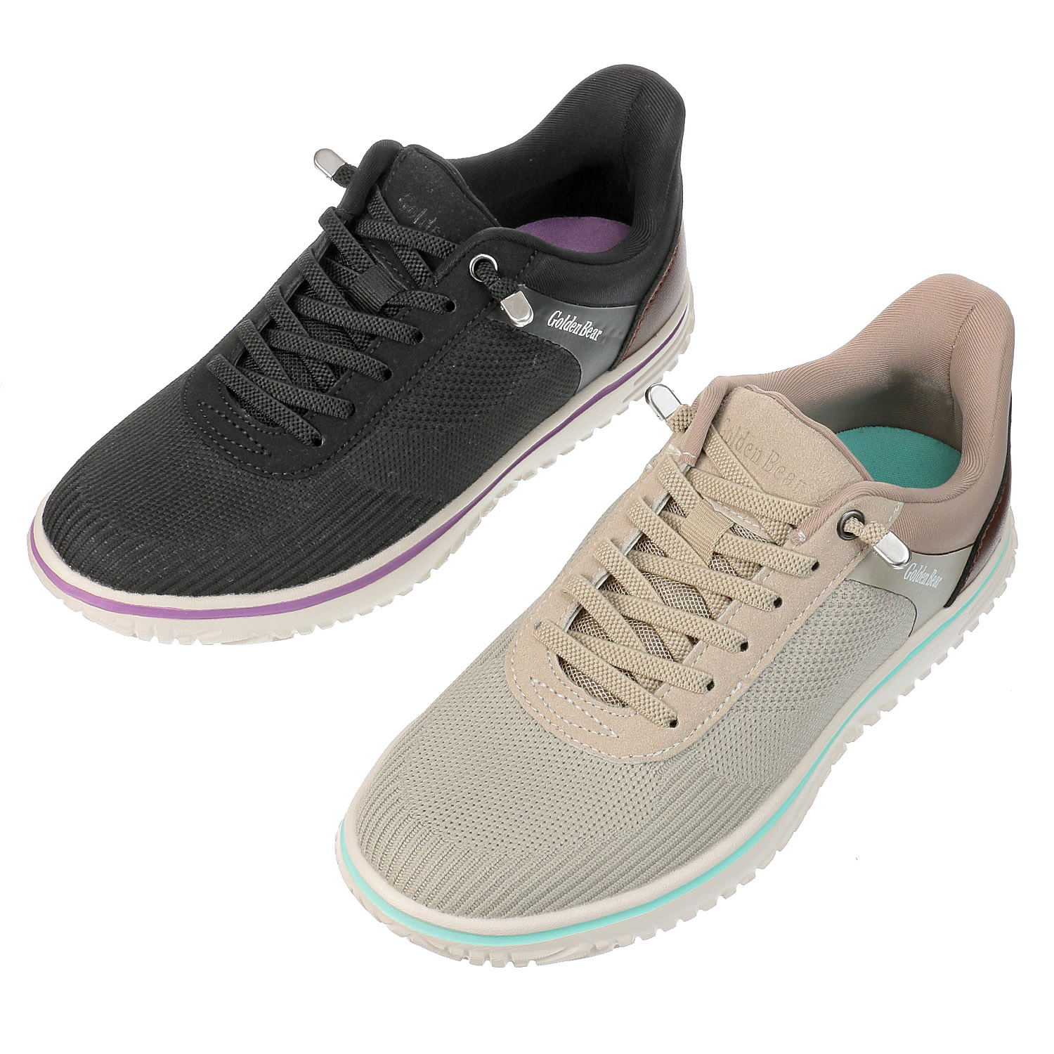 Golden Bear楽イン軽量レースアップスニーカーGB415 - 画像1