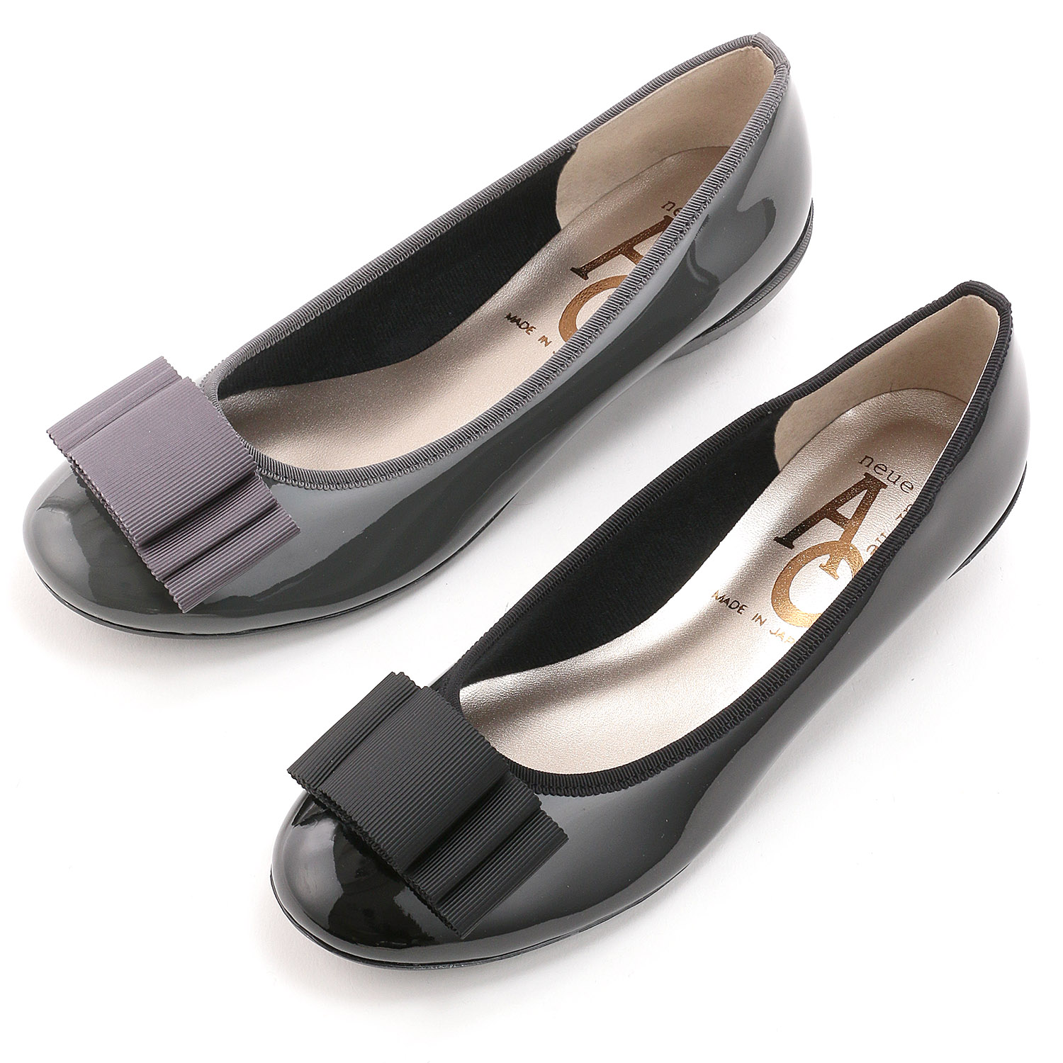 【モカブラウン（トープ）新色追加】 AC リボン付きパンプス 1527 - 画像1