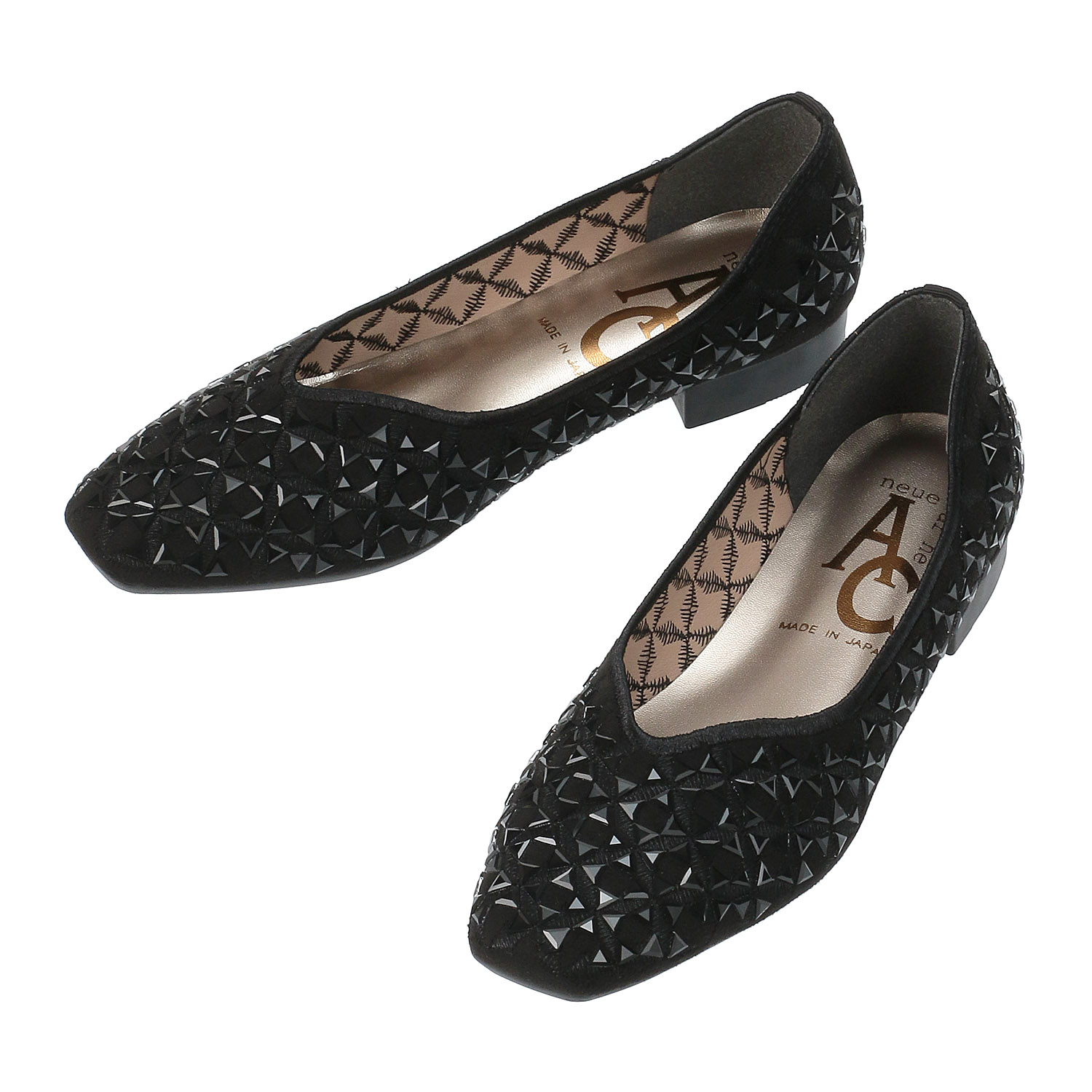 【好評AC パンプス】 AC ストーン飾り付きパンプス7771 - 画像6