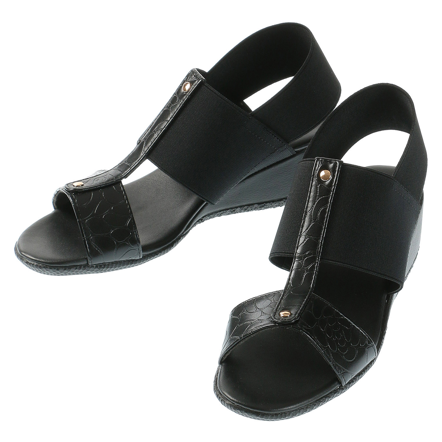 POPOLARE 幅広ゴムバンドサンダルR123 - 画像2