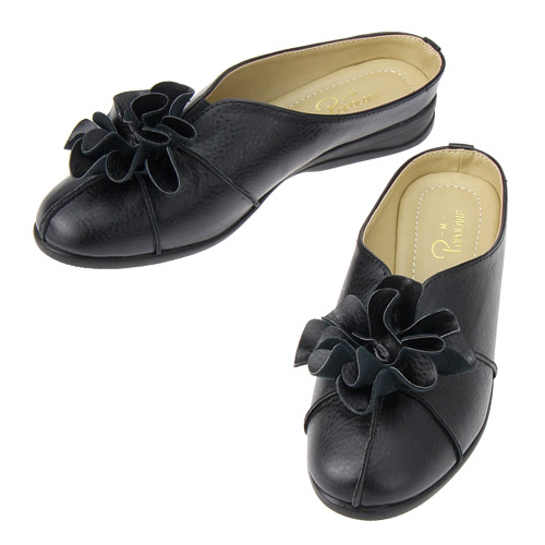 花モチーフ付スリッポン  S1834 - 画像2