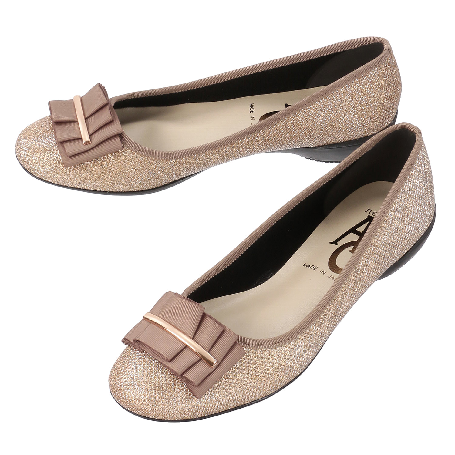 AC リボン付きグリッタ―パンプス1125 - 画像3