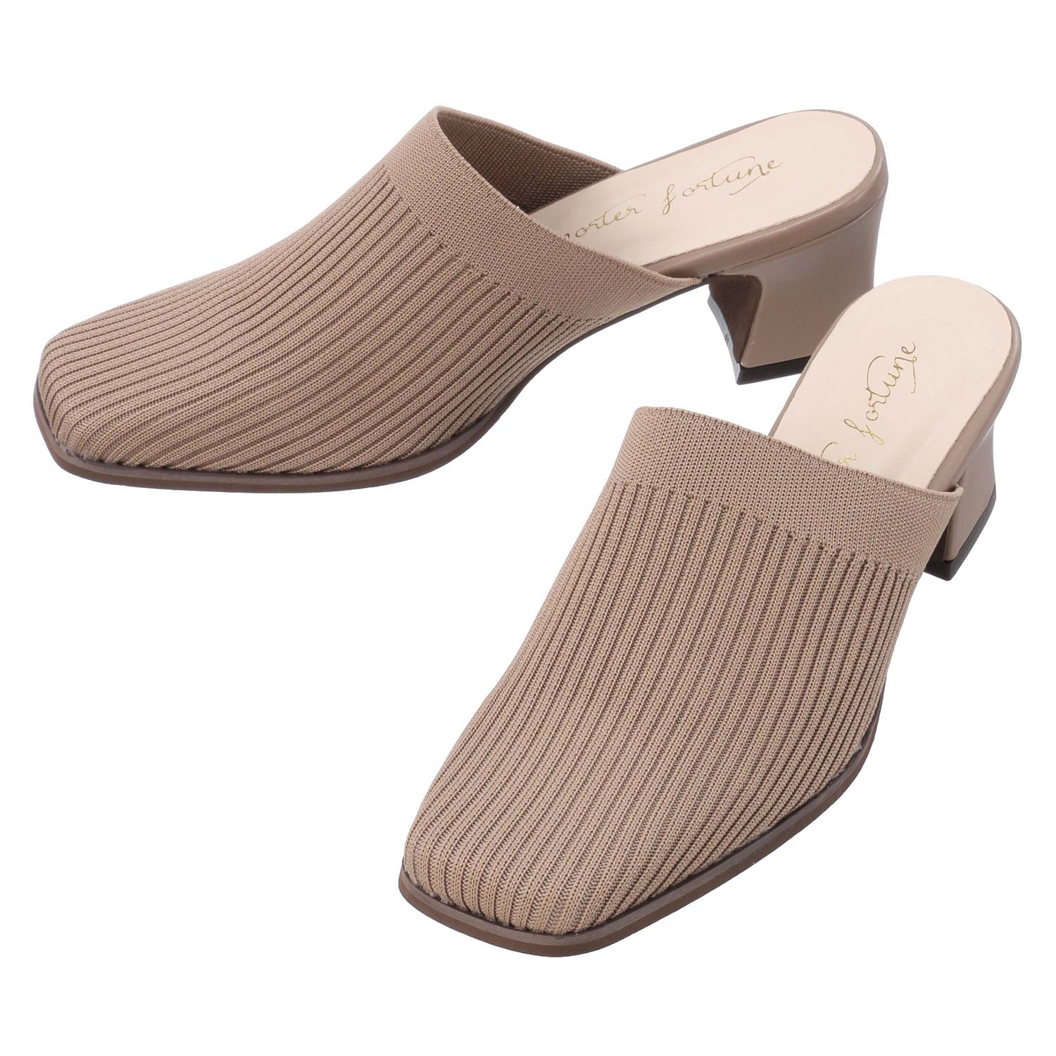 porter fortune ニットスクエアミュール H－6133 - 画像3