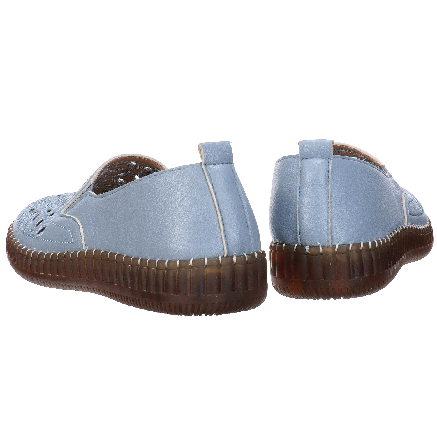 Himawari 花刺繍パンチングシューズ - 画像7