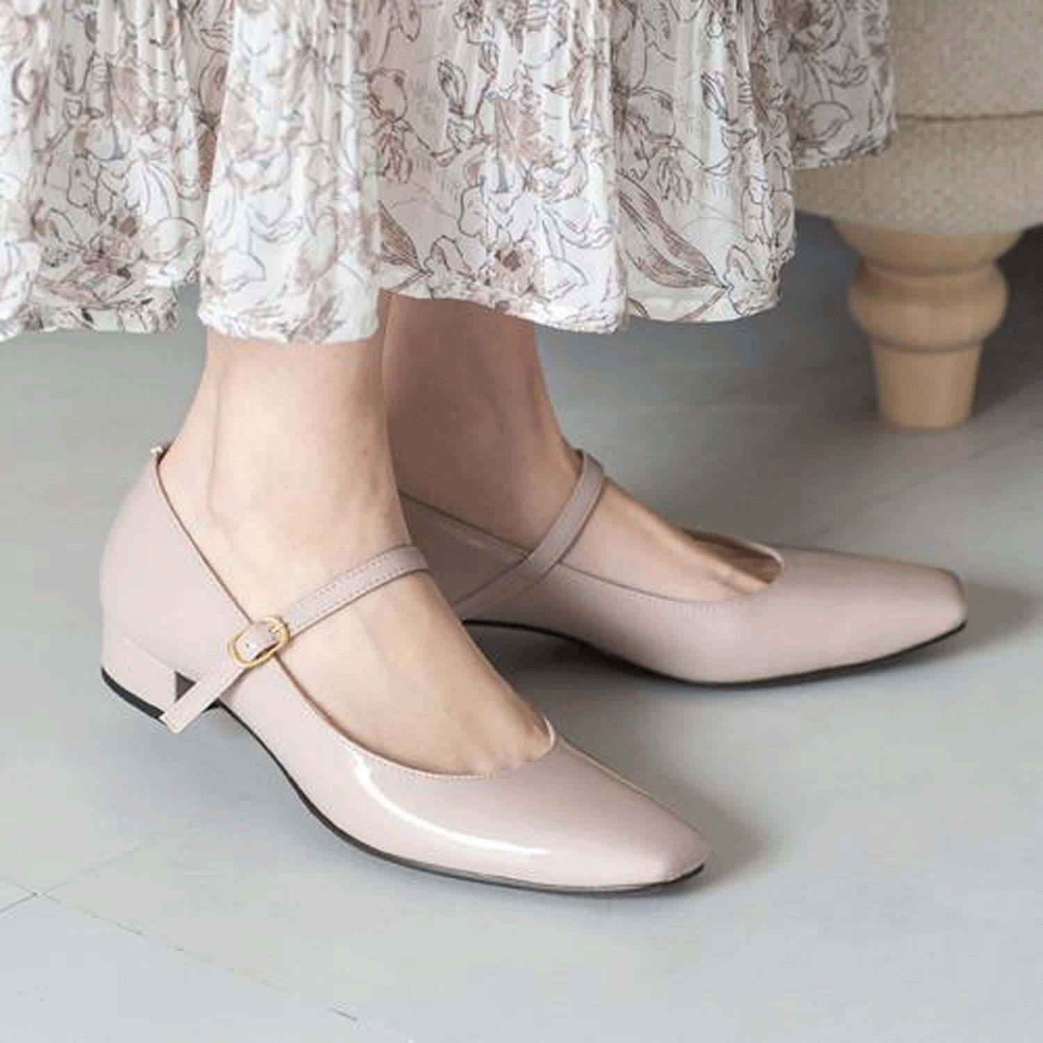 JELLY BEANS ワンストラップレインパンプス - 画像2