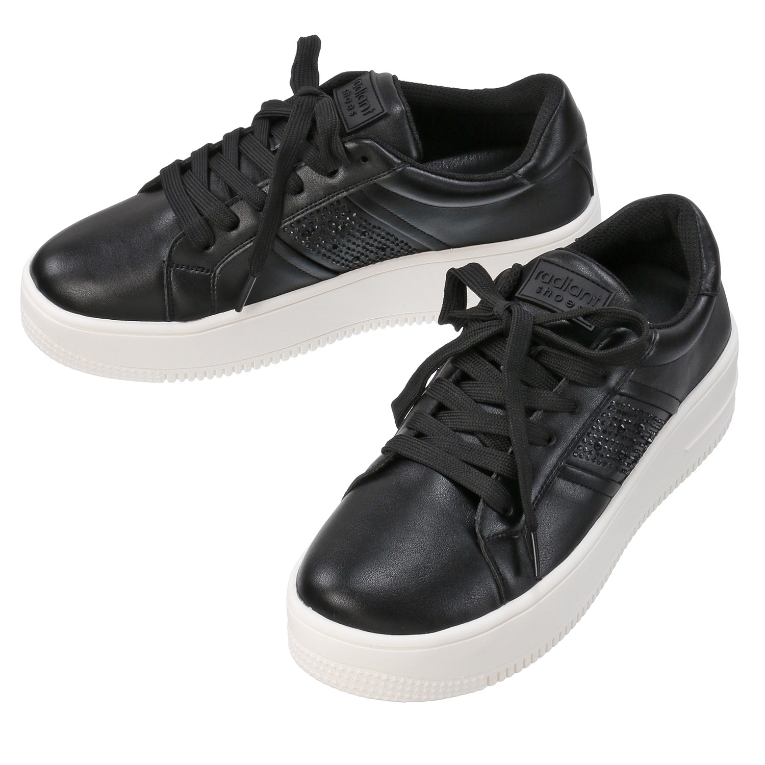 radiant shoes サイドビジューコートスニーカー - 画像7