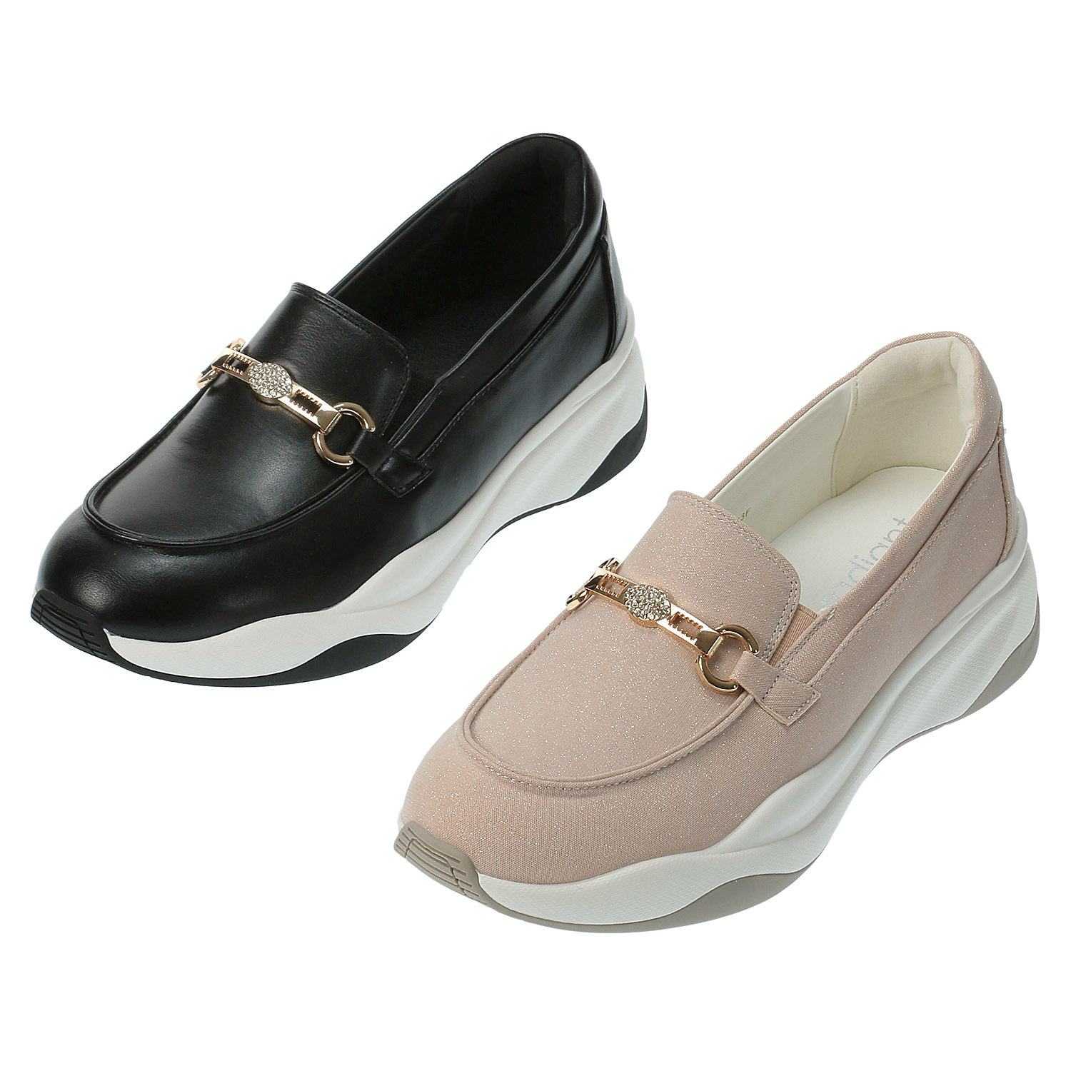 radiant shoes スニーカーローファー HC4633 - 画像1