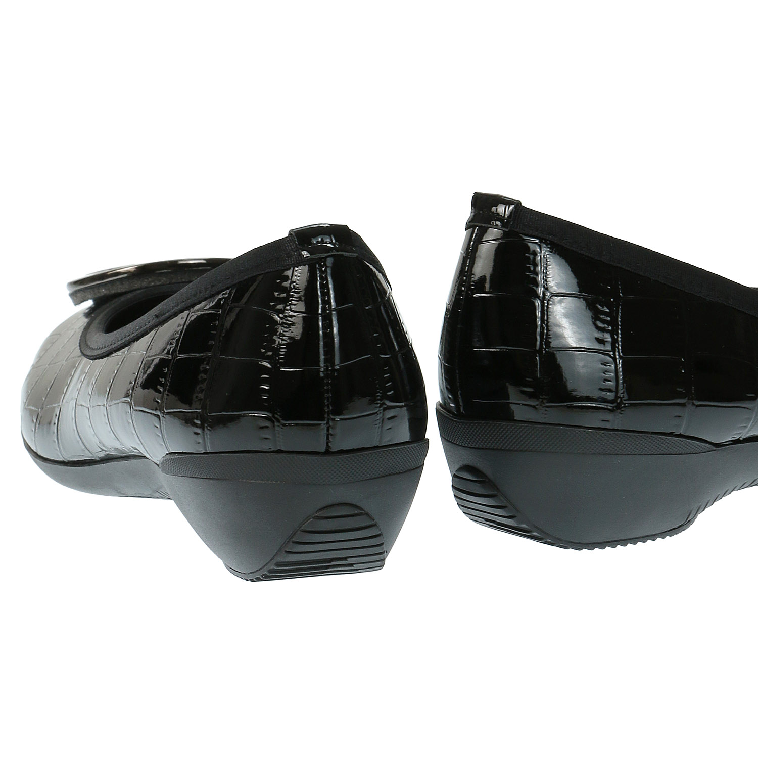 【AC 人気パンプス】 AC バックル付クロコ型押しパンプス1487 - 画像5