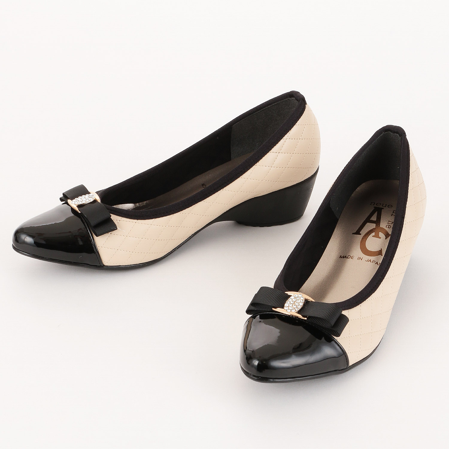 AC ダイヤリボン付きパンプス 3242 - 画像3