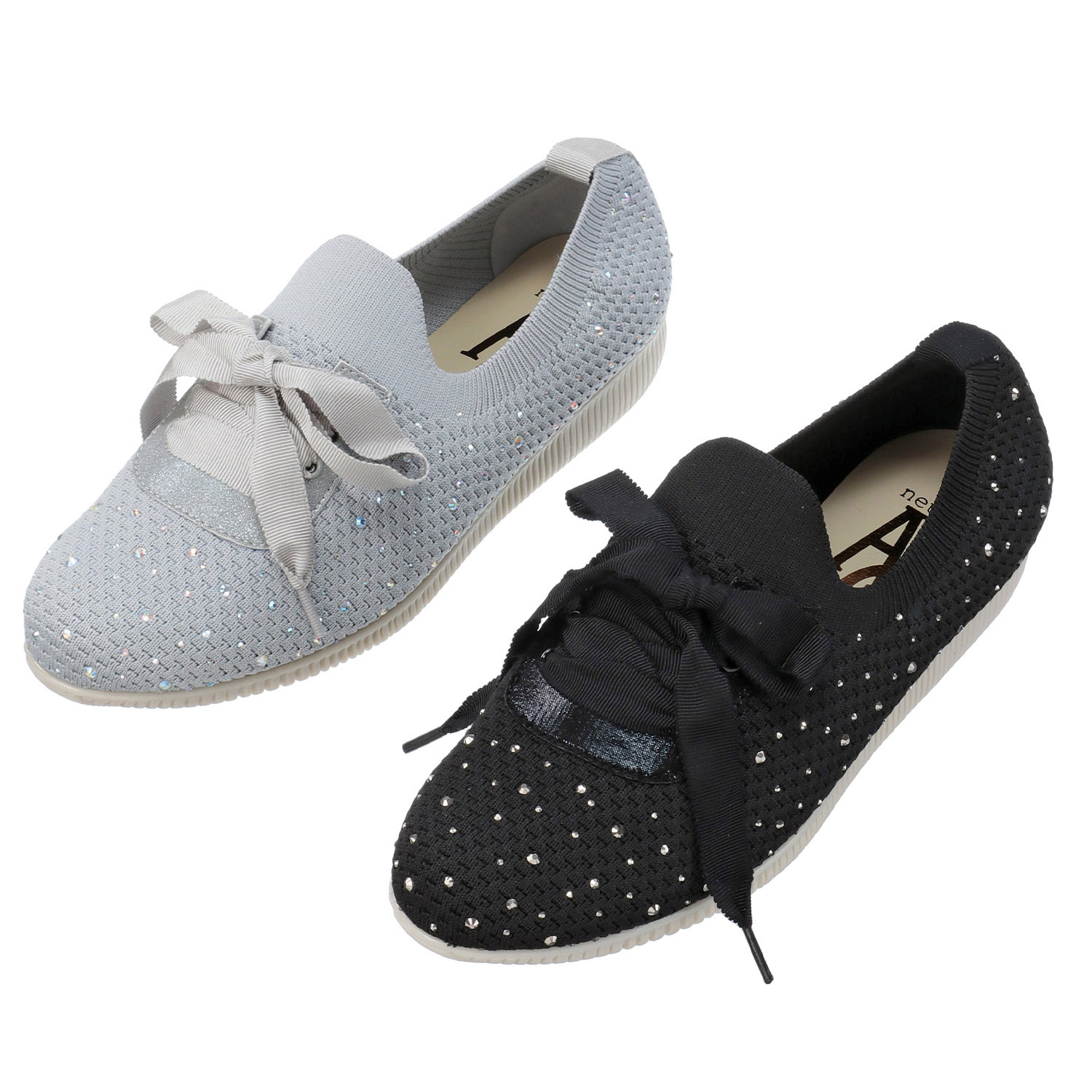 AC リボン紐付きニットシューズ 308 - 画像1