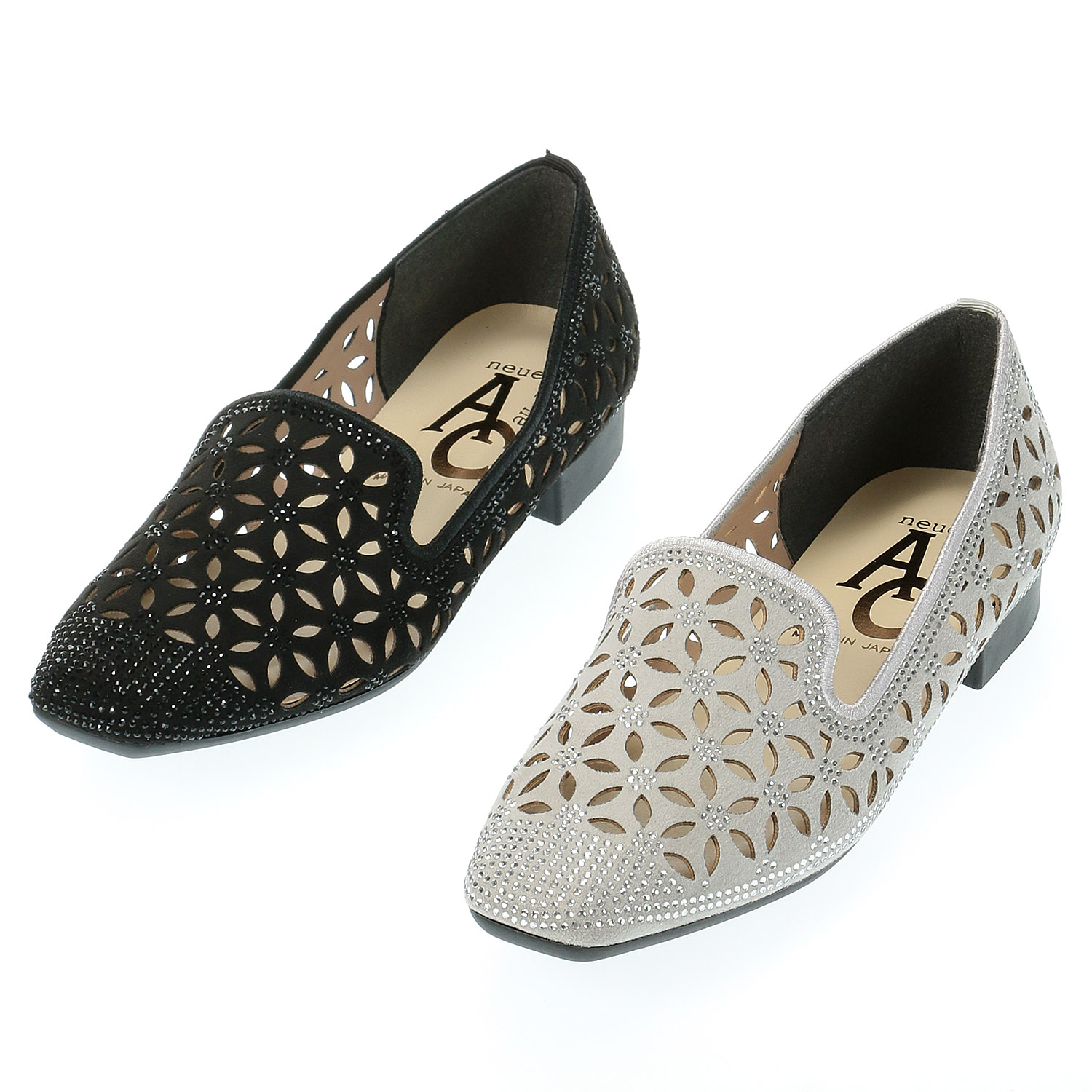 AC カットワークオペラパンプス 7025