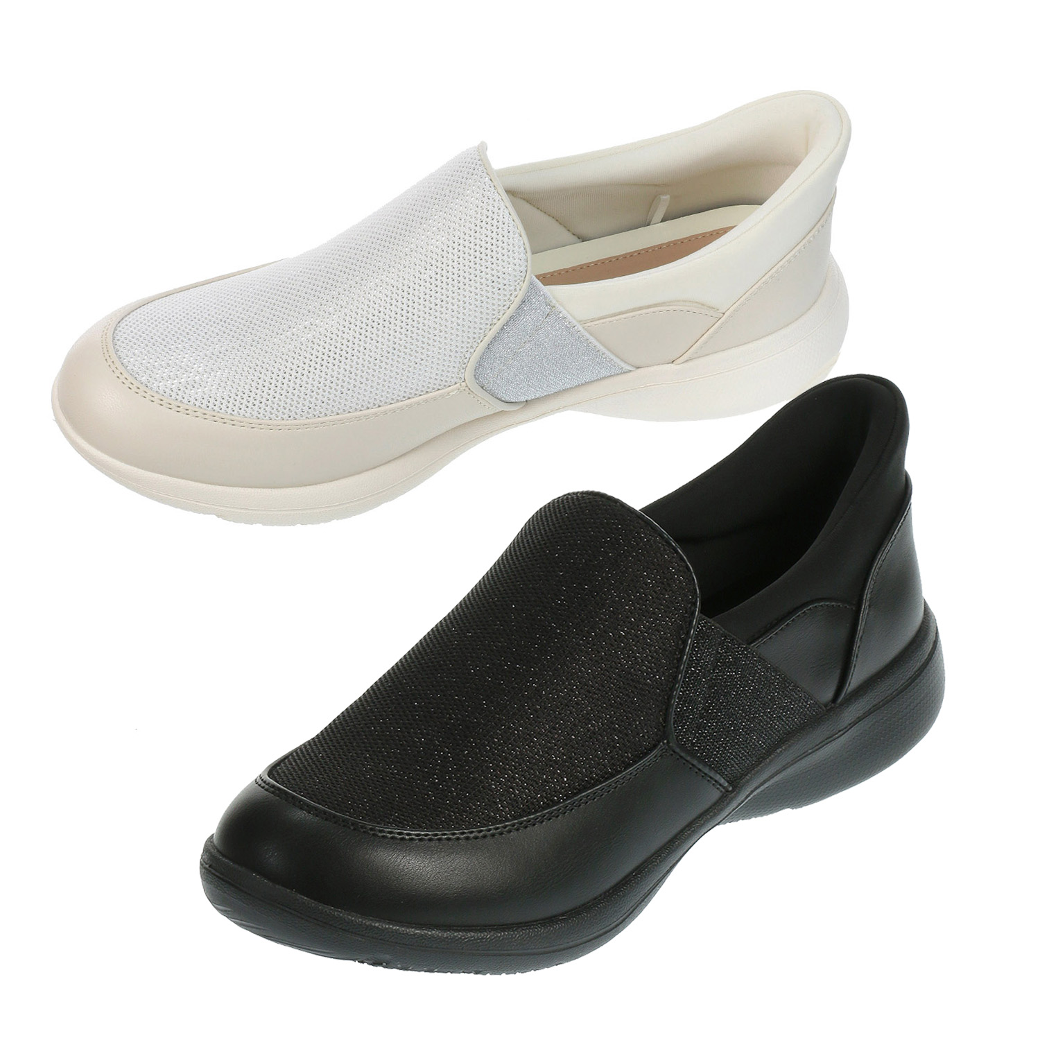 SOFT STEP クイックフィットスニーカー SSP3514 - 画像1