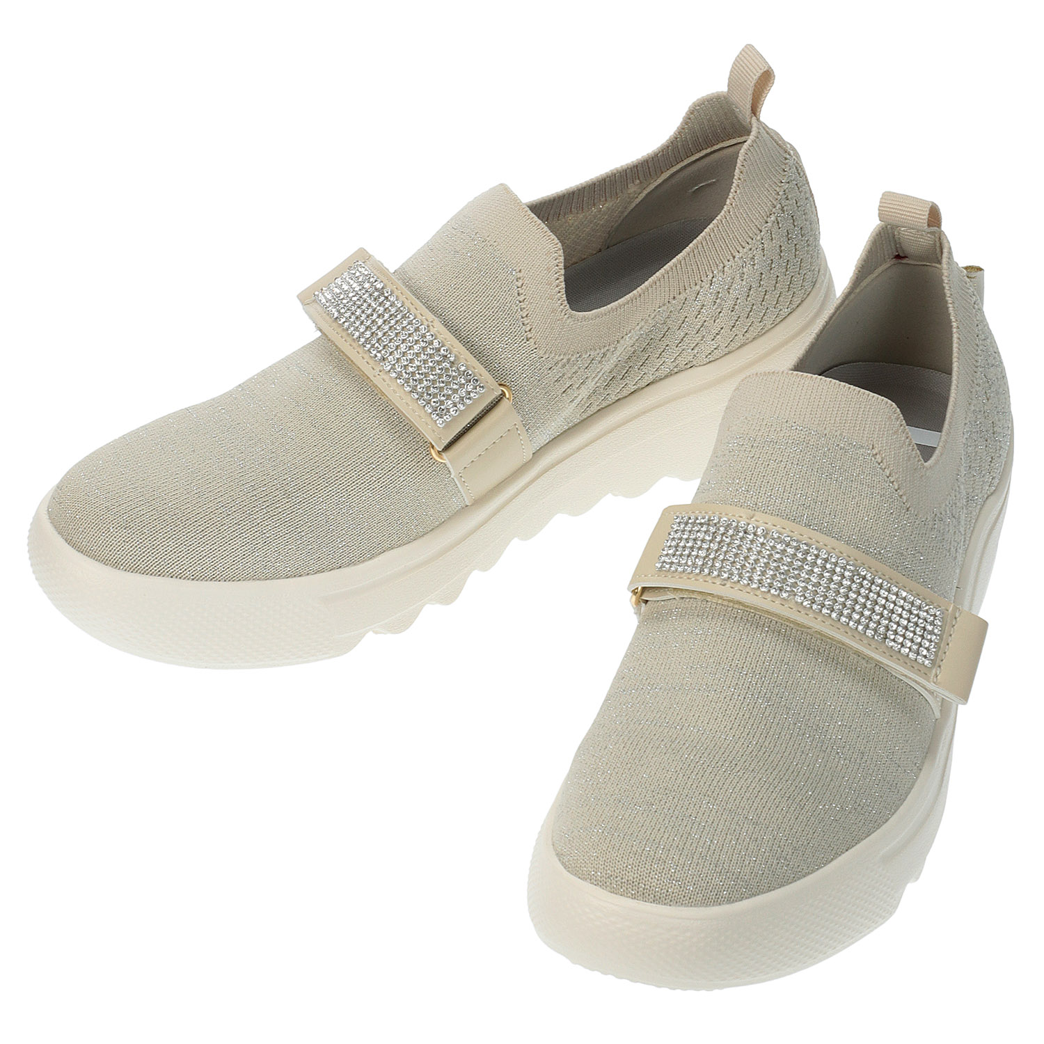 Kitson ラメベルトスニーカー 1113 - 画像4