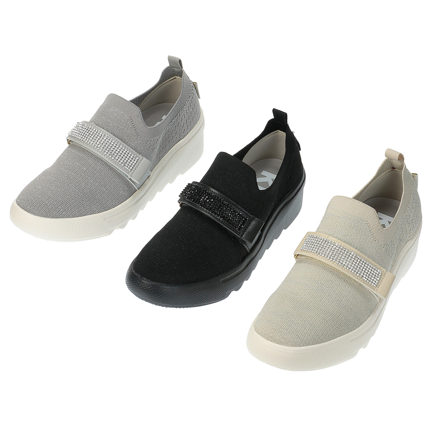 Kitson ラメベルトスニーカー 1113 - 画像1