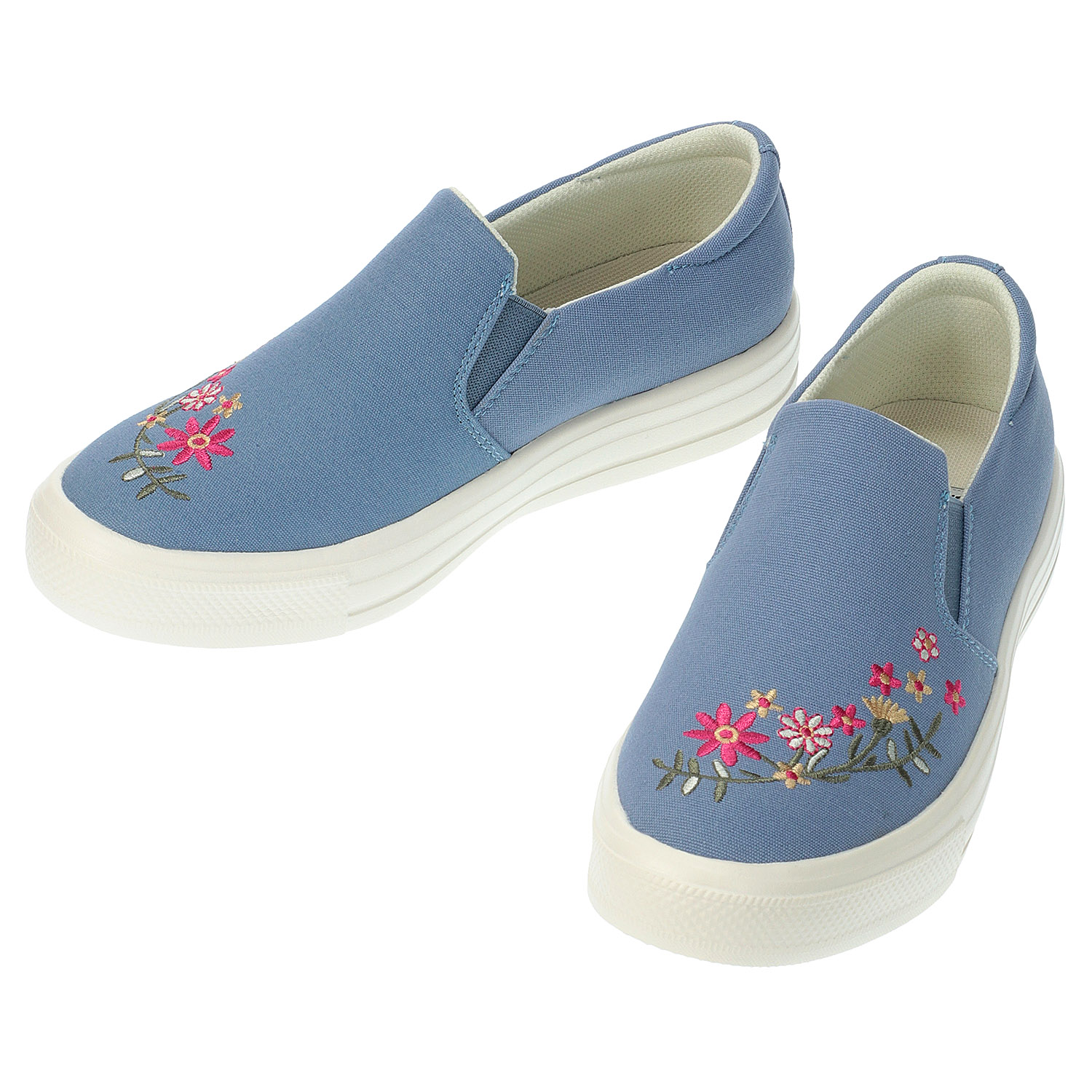 onni ELAMA フラワー刺繍スリッポン 3105 - 画像3