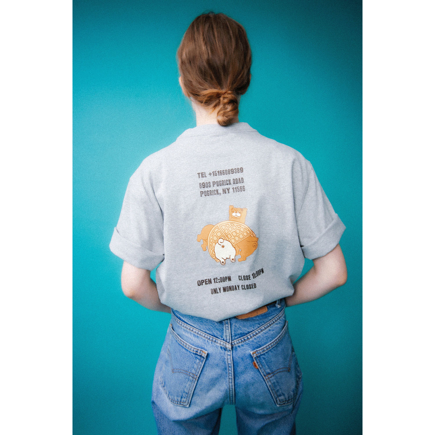 【3／26まで予約受付中】HUMAROUS  PUGFFLE CHICKEN Tee - 画像3