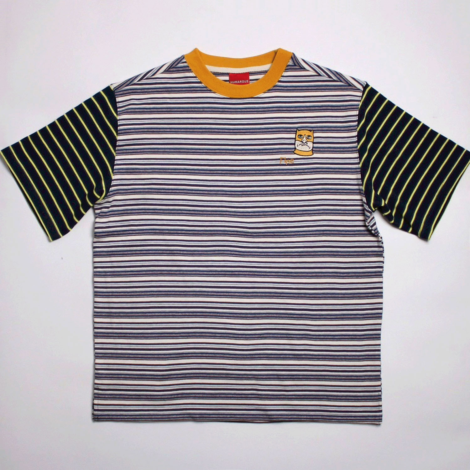 【12／17まで予約受付中】HUMAROUS  Fine Line Border Tee - 画像6