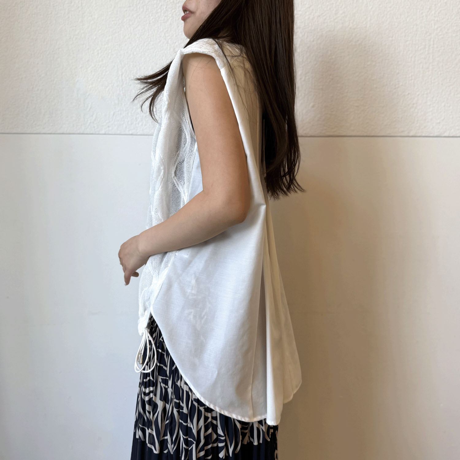 ハルズアミ バックフレアニットソー - 画像6