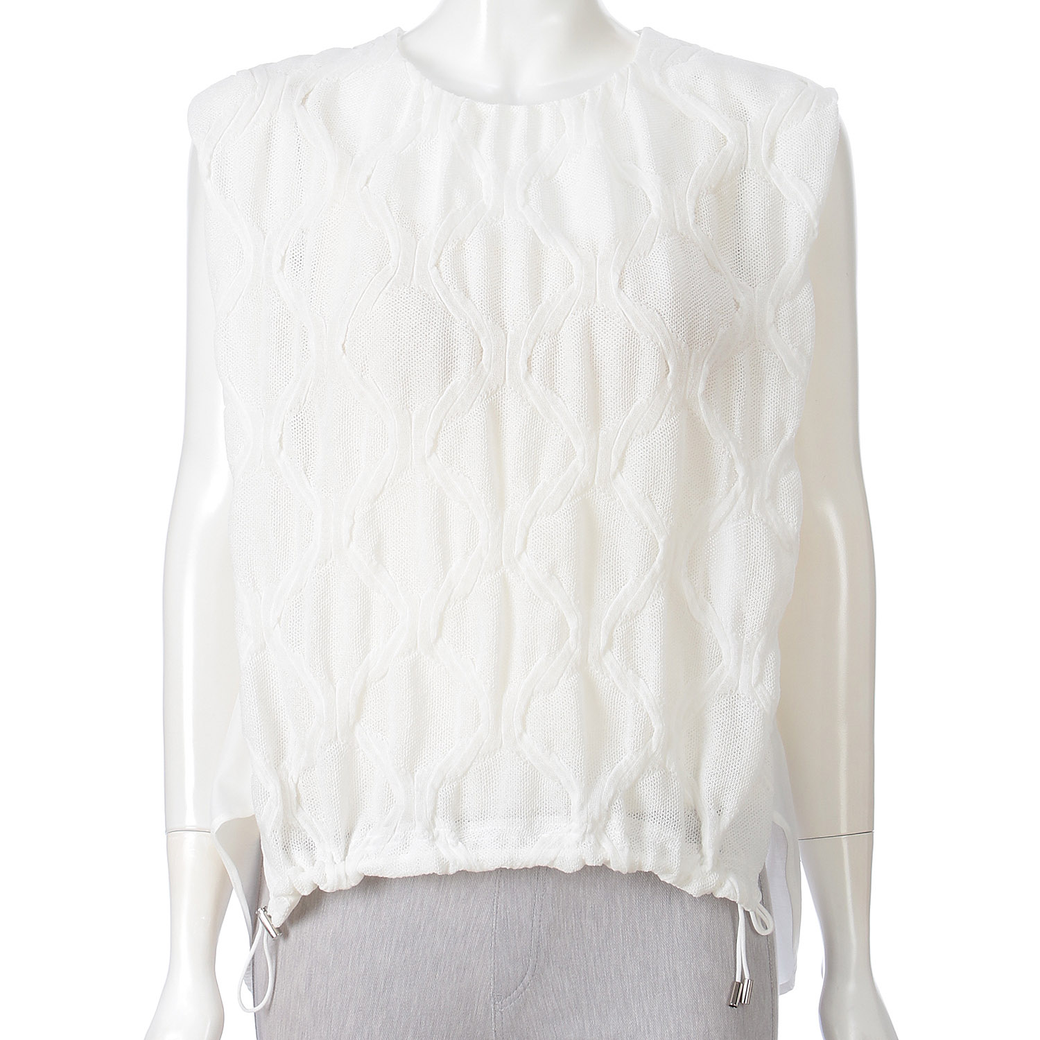 ハルズアミ バックフレアニットソー - 画像9