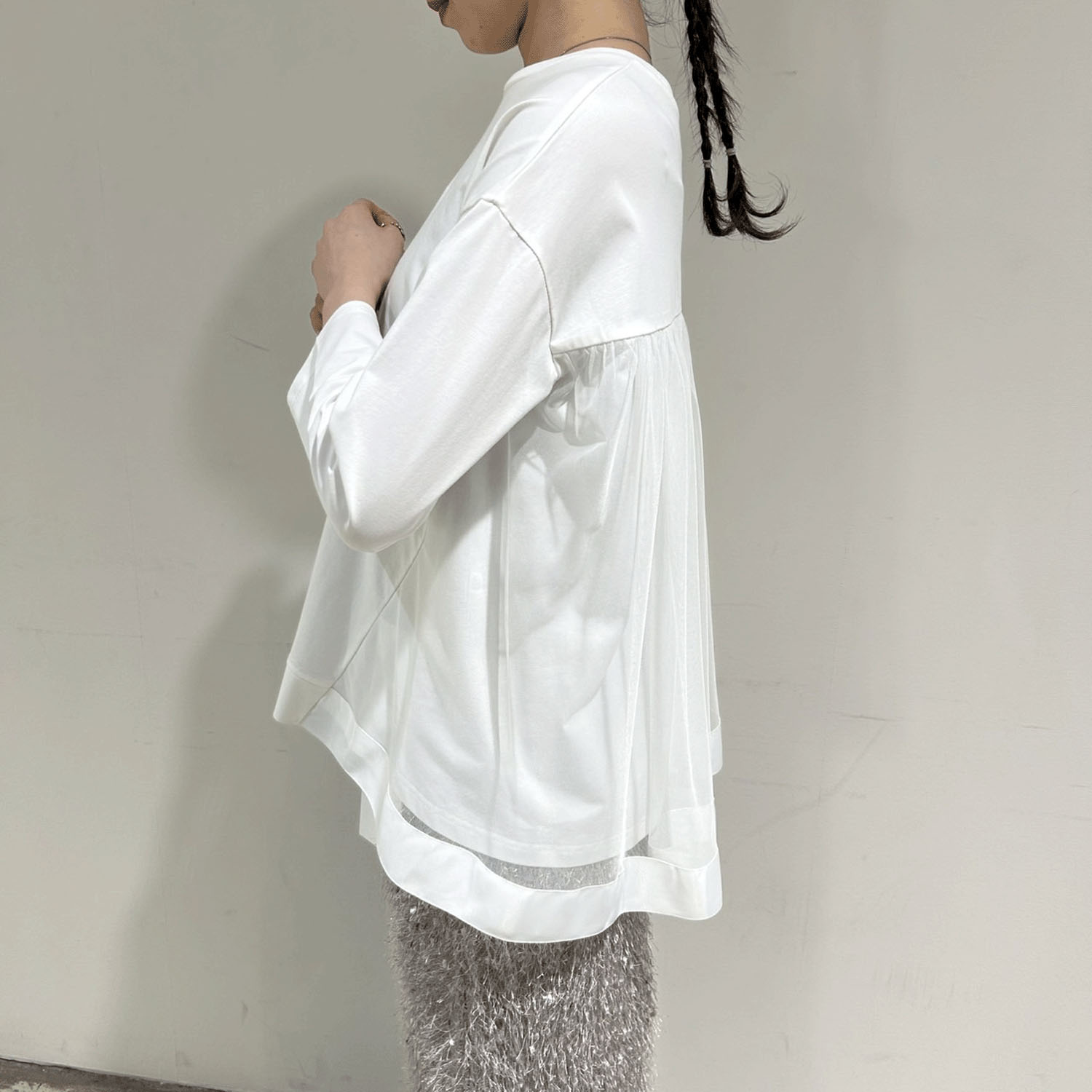 HERENCIA バックチュールプルオーバー - 画像6