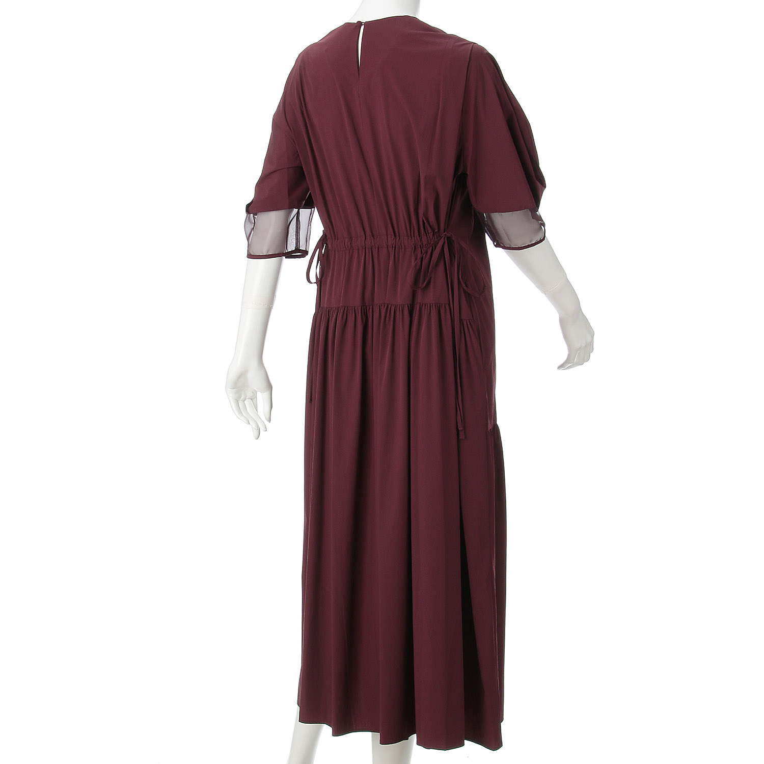 ハルズアミ シアースリーブタックワンピース - 画像4