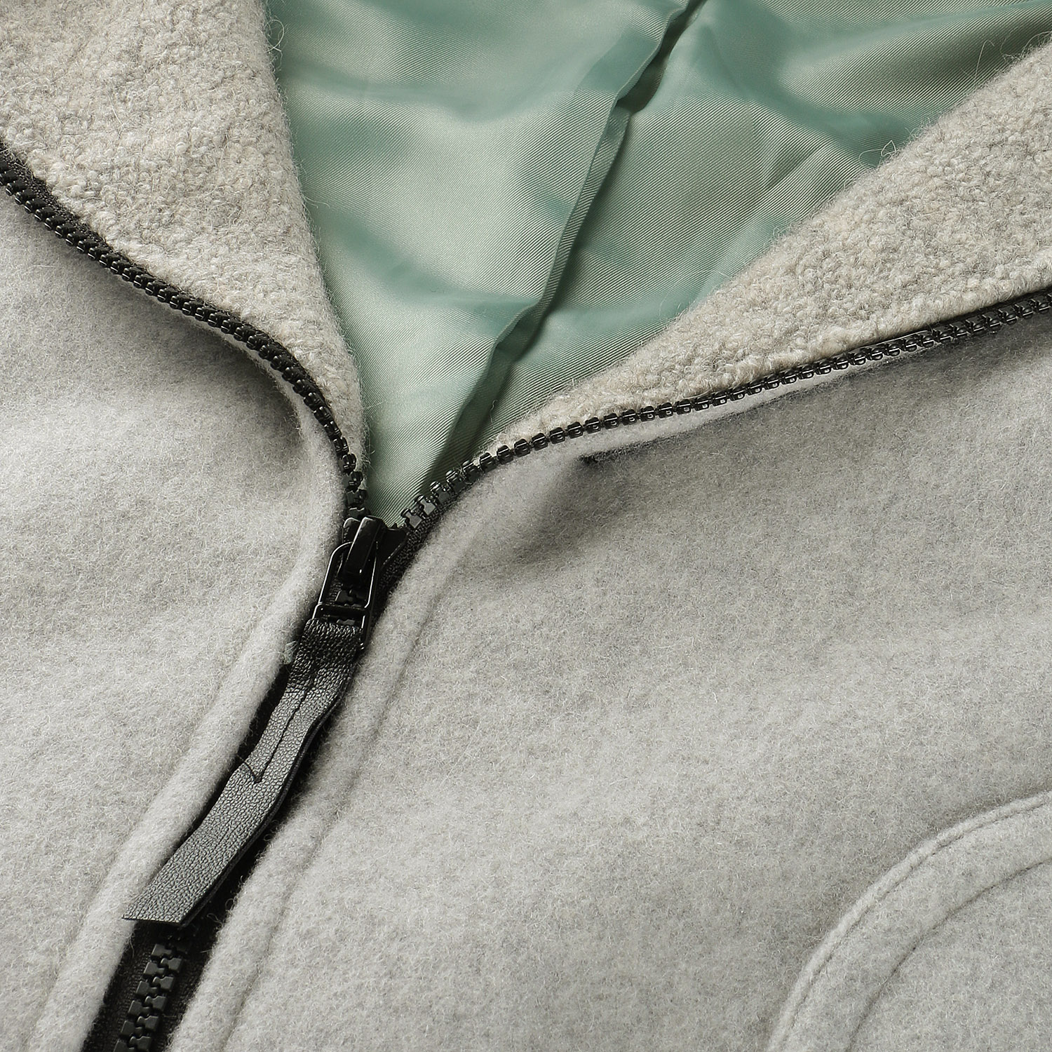 ハルズアミ ボアフードショートコート - 画像8