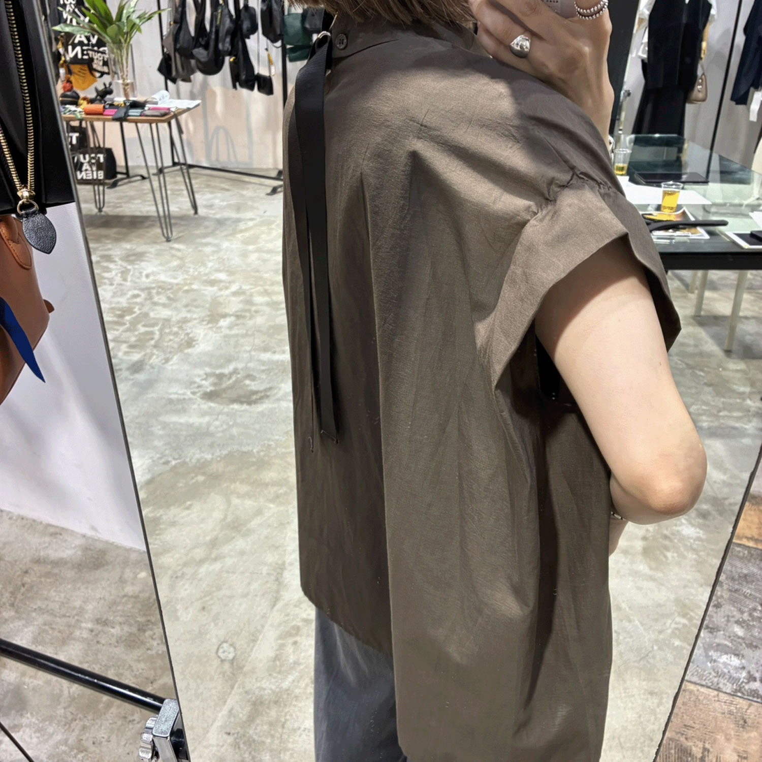 HERENCIA バックグログランシアーシャツブラウス - 画像7