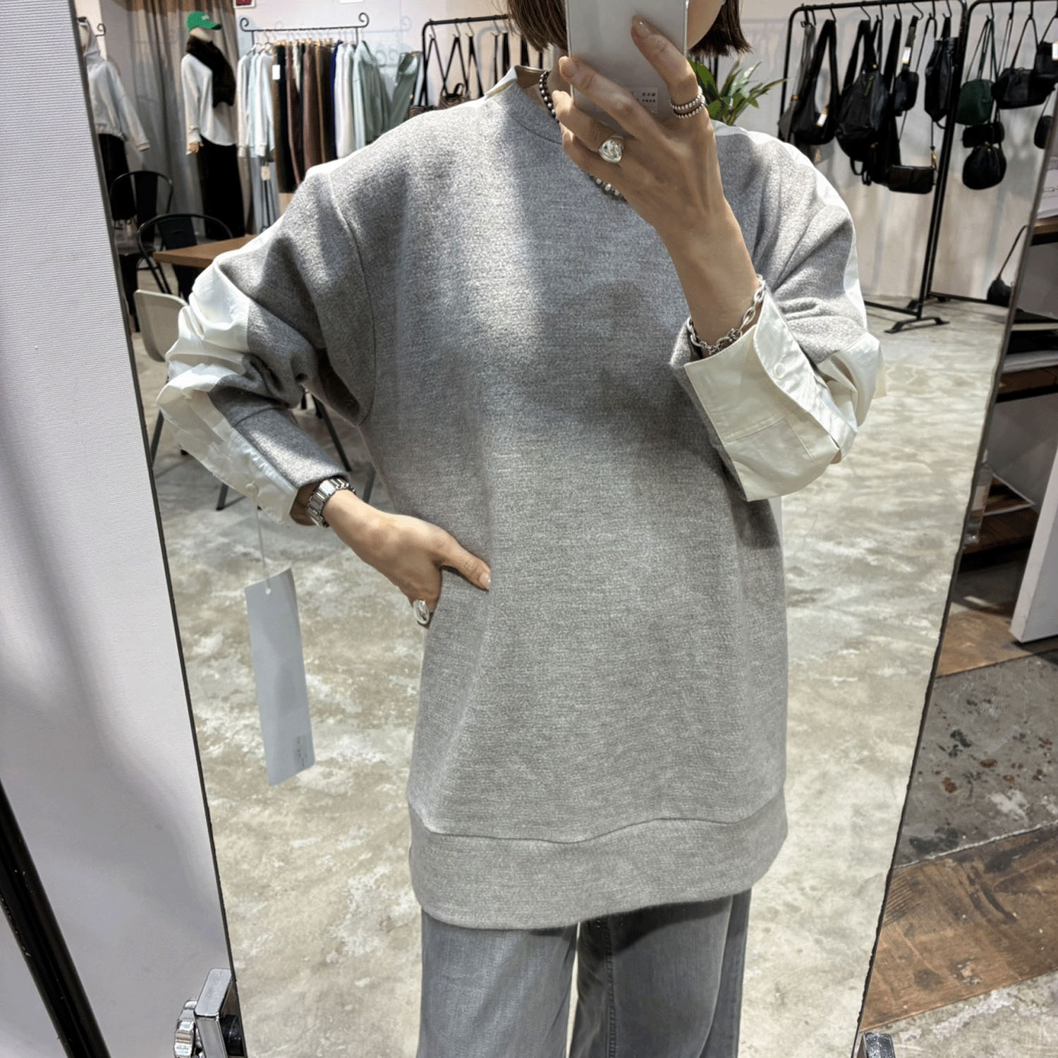 HERENCIA ドッキングシャツ - 画像5