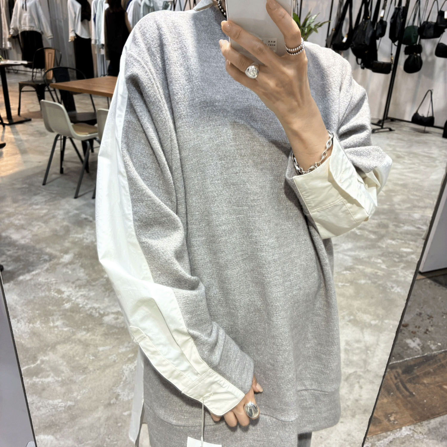 HERENCIA ドッキングシャツ - 画像1