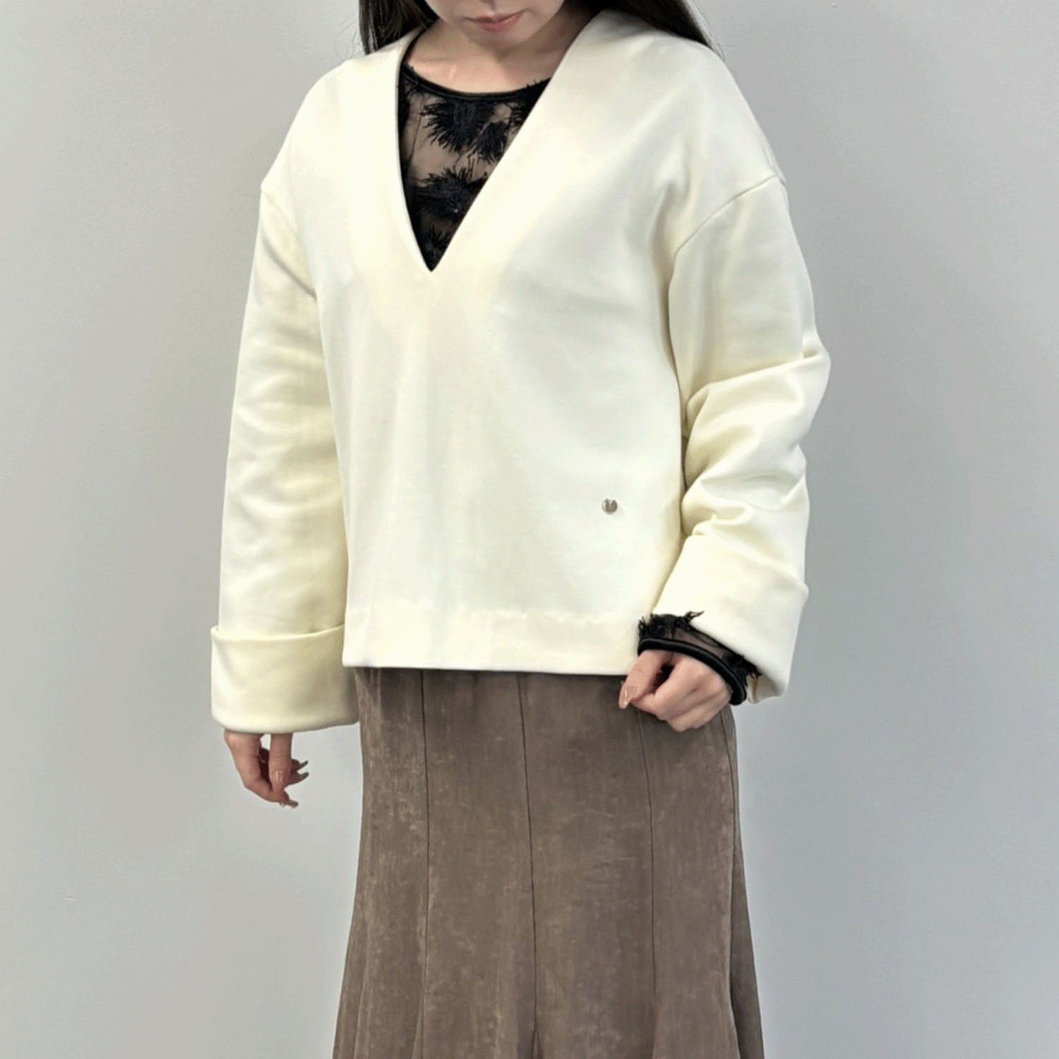 SEADRAKE 裏フリースダンボールニット - 画像1