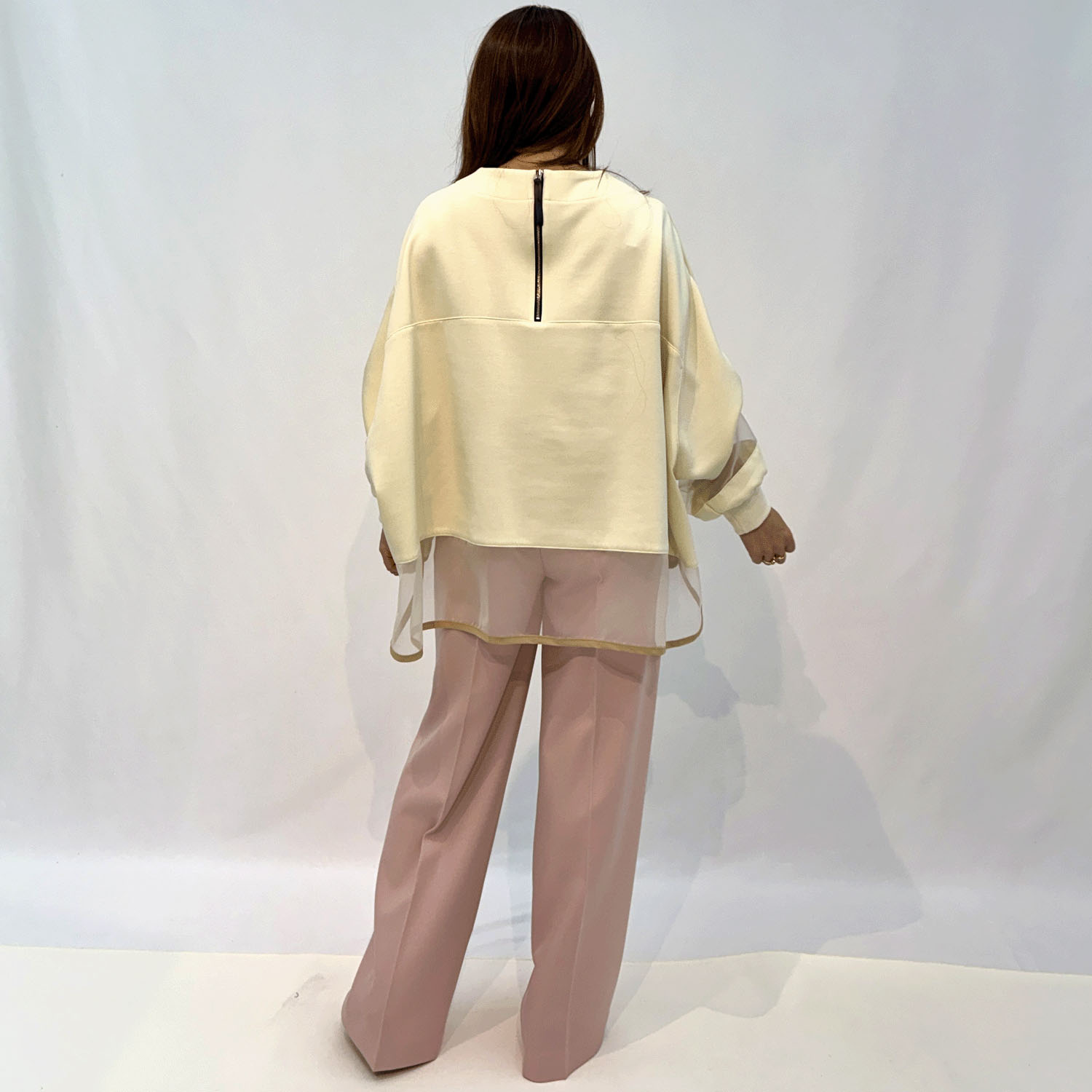 ハルズアミ シアースリーブフレアプルオーバー - 画像7