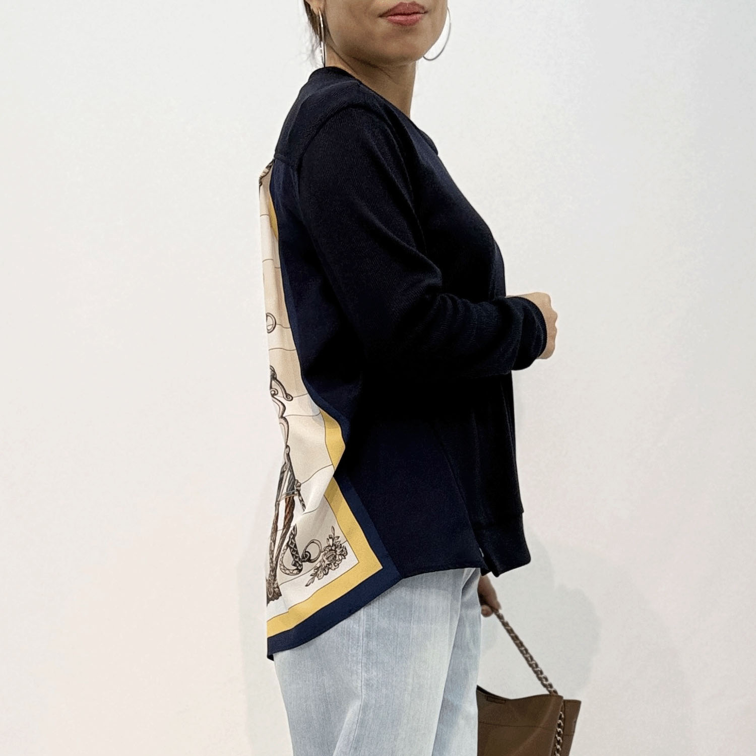 ハルズアミ バックスカーフリブニットソー - 画像13