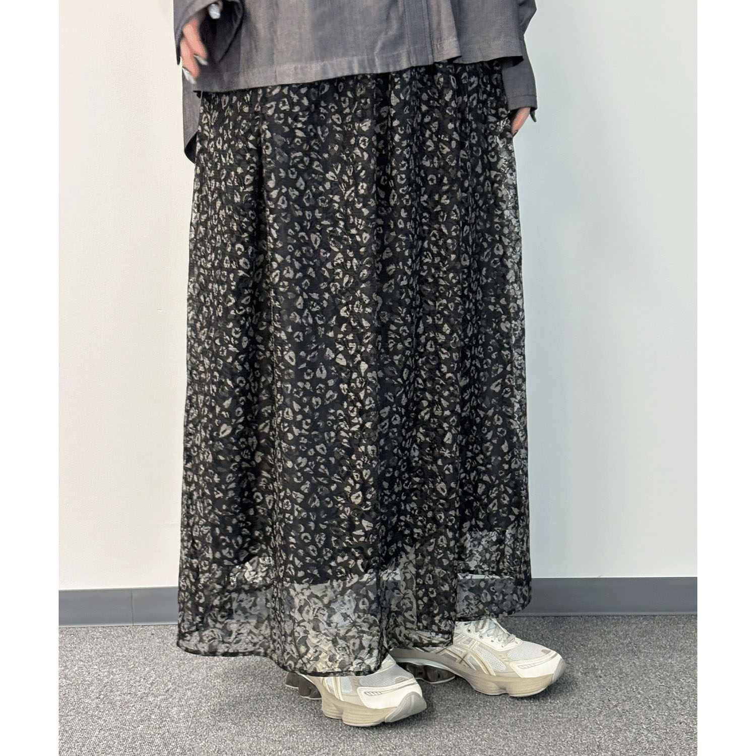 SEADRAKE ラッセルレースレオパードスカート - 画像5