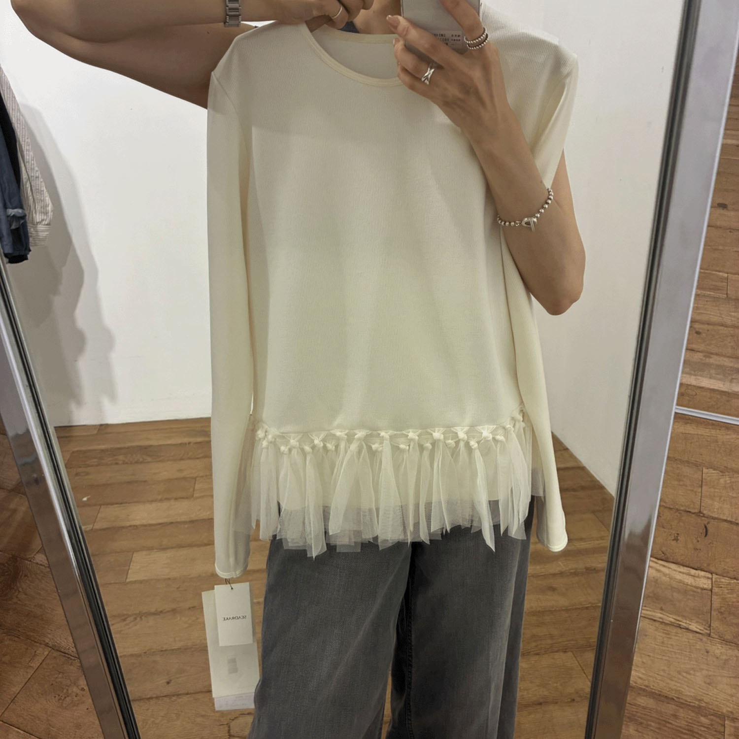 【Insta Live】SEADRAKE コードスムースブラウス - 画像12