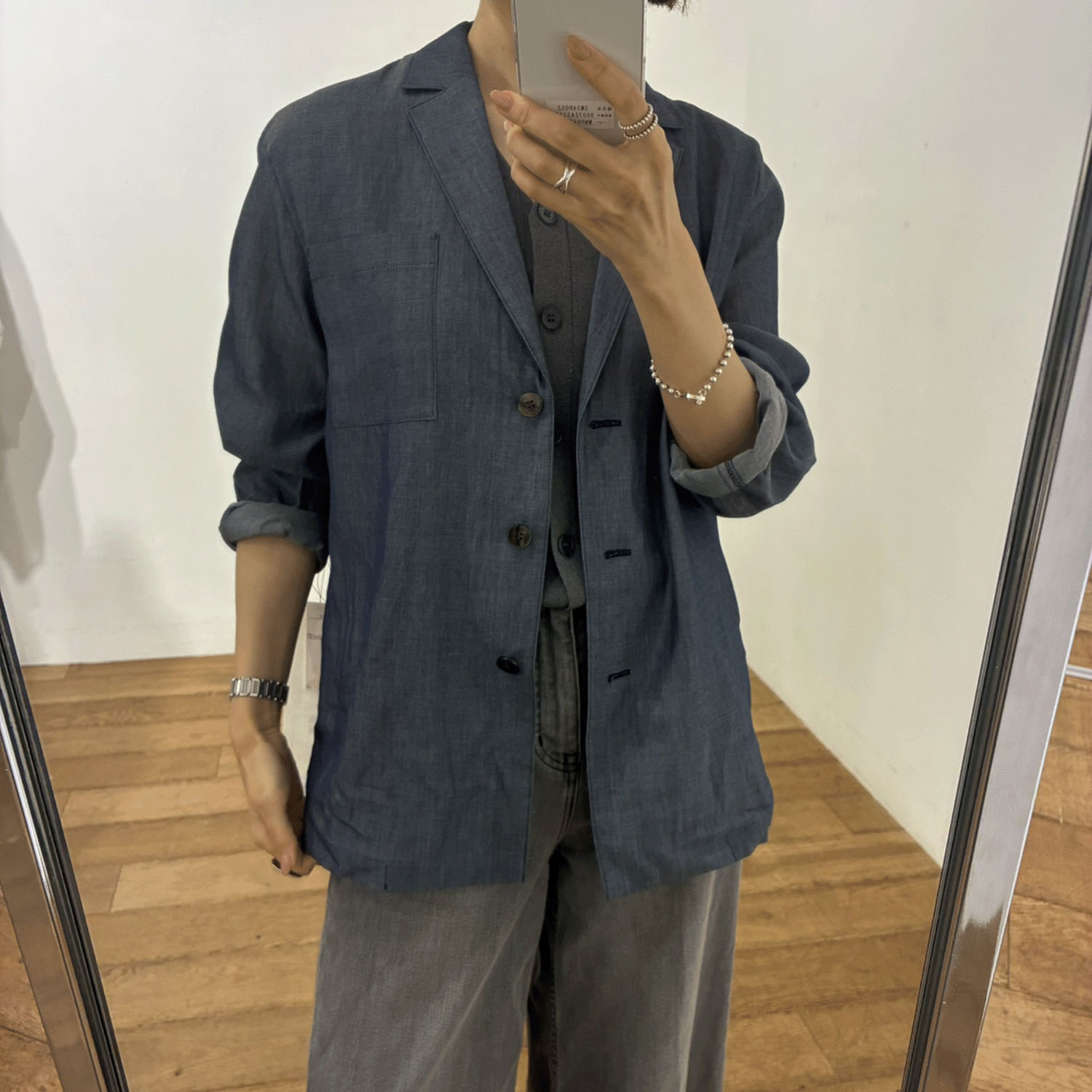 SEADRAKE シアーデニムジャケット - 画像3