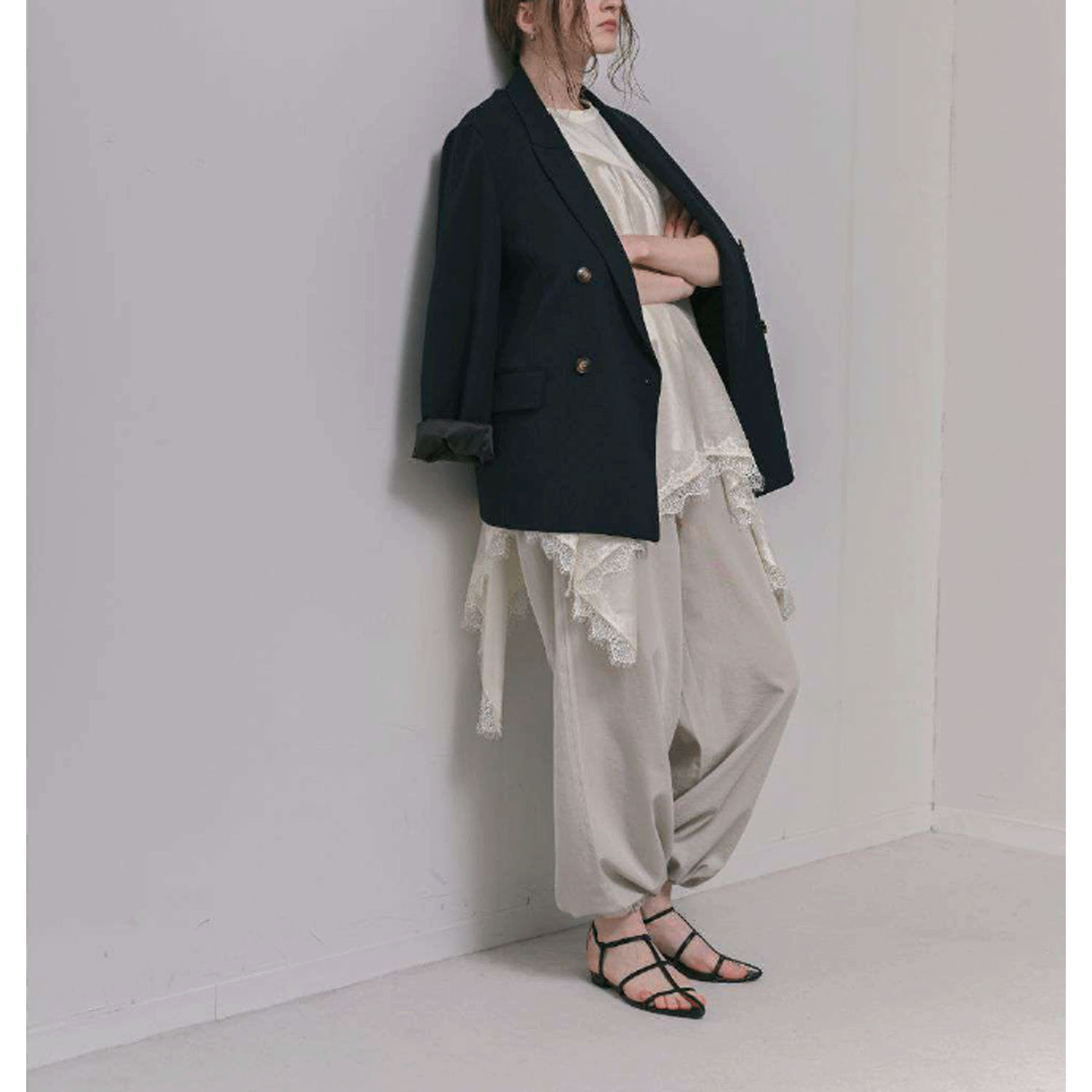 HERENCIA 紺ブレジャケット - 画像3