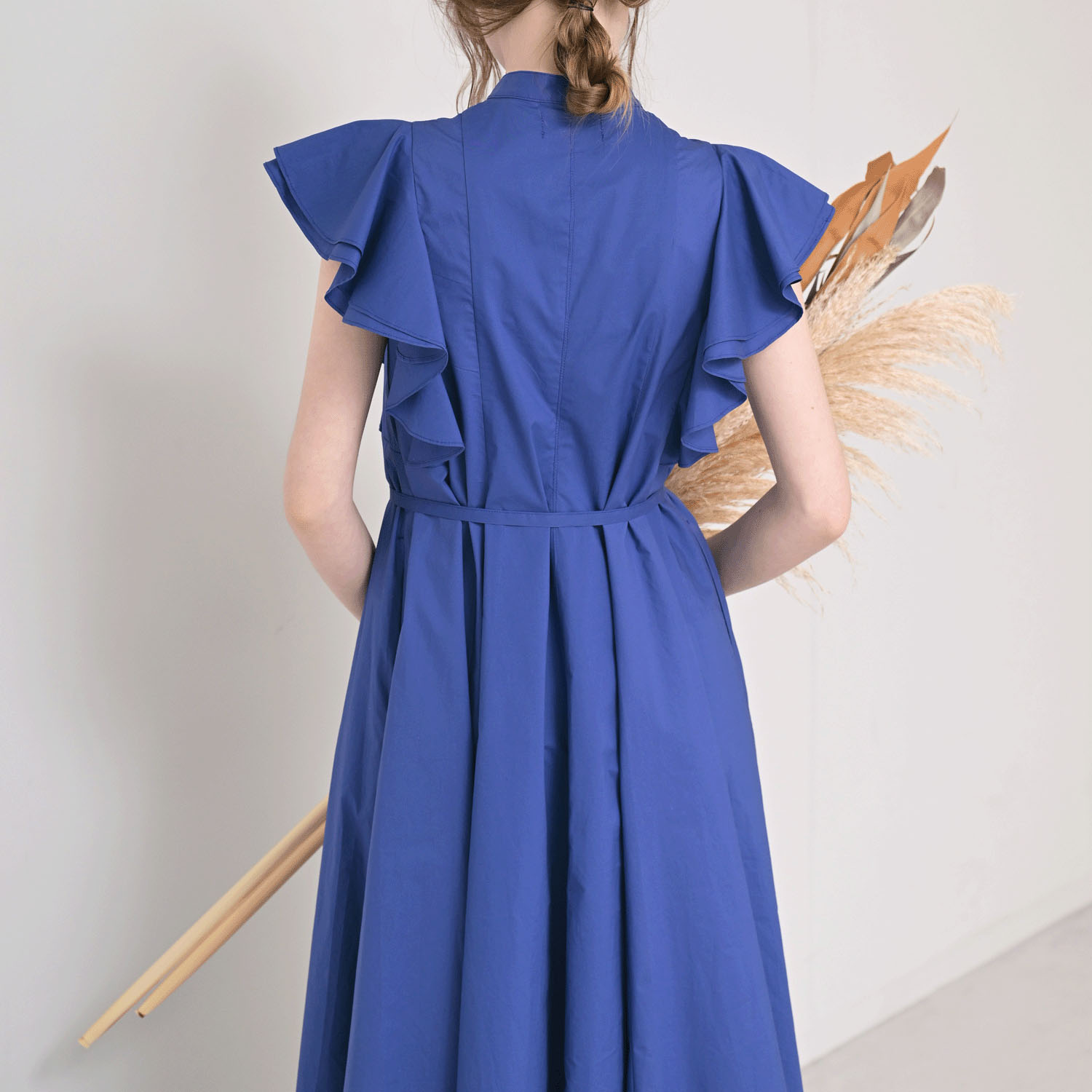 HERENCIA 肩フリルワンピース - 画像7