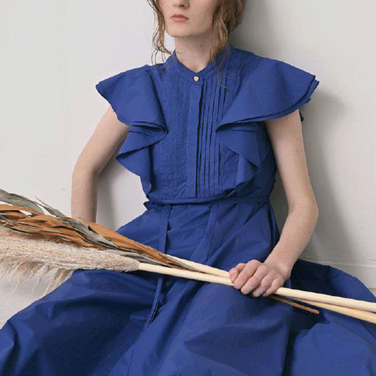 HERENCIA 肩フリルワンピース - 画像9