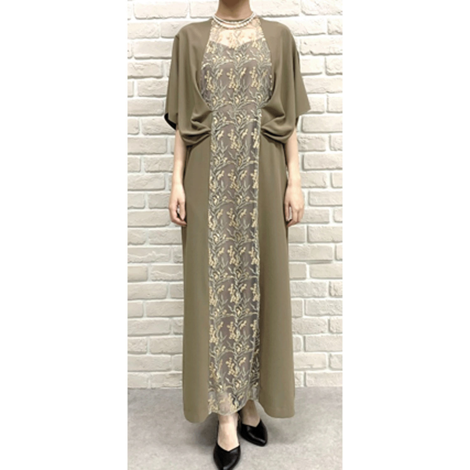 Replete 刺繍レースワンピース - 画像1