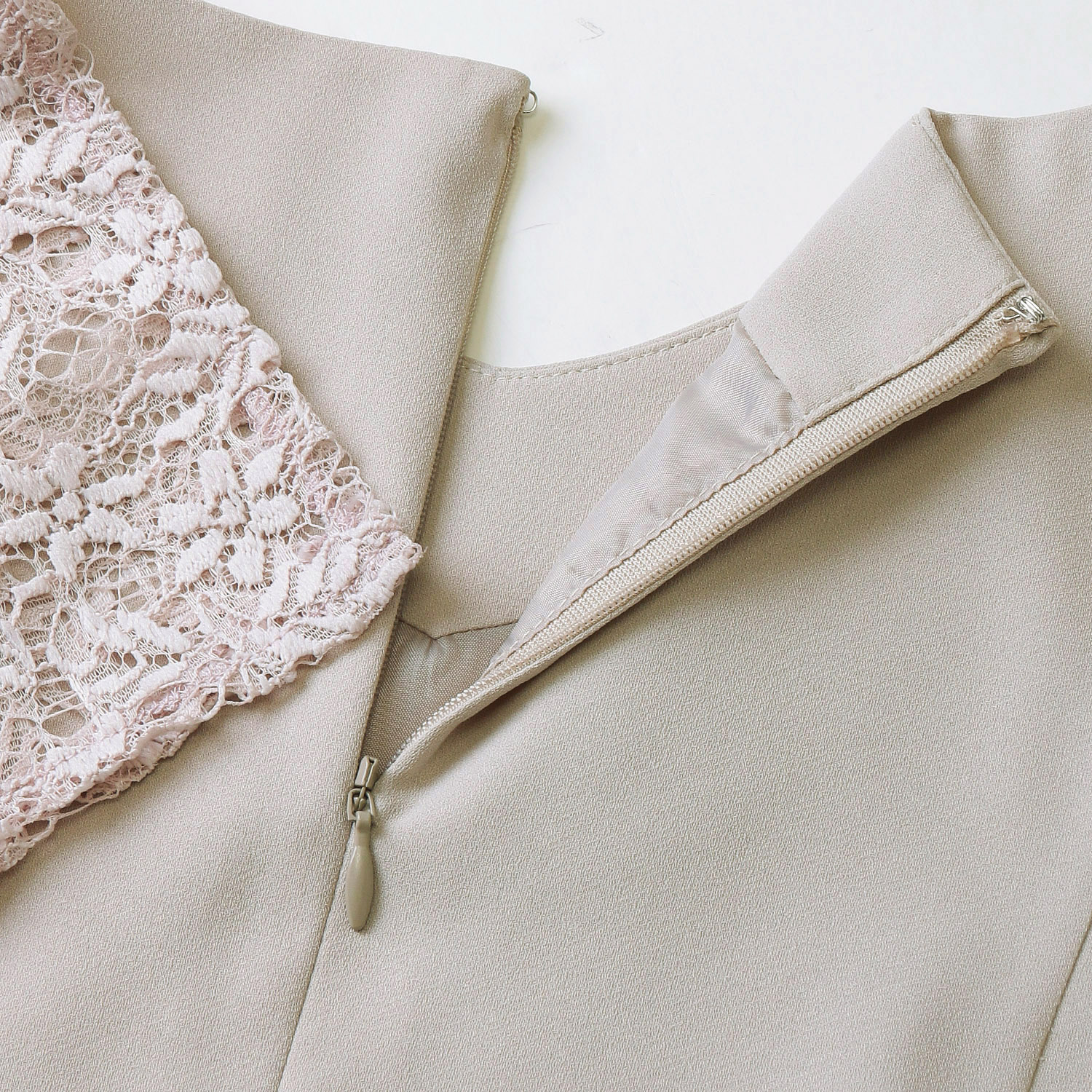 Replete レース袖ワンピース - 画像7