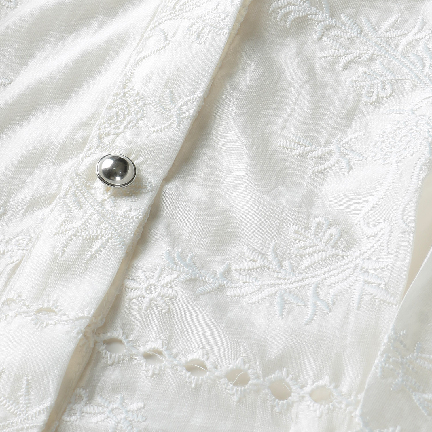 ハルズアミ タックウエストレースブラウス - 画像6