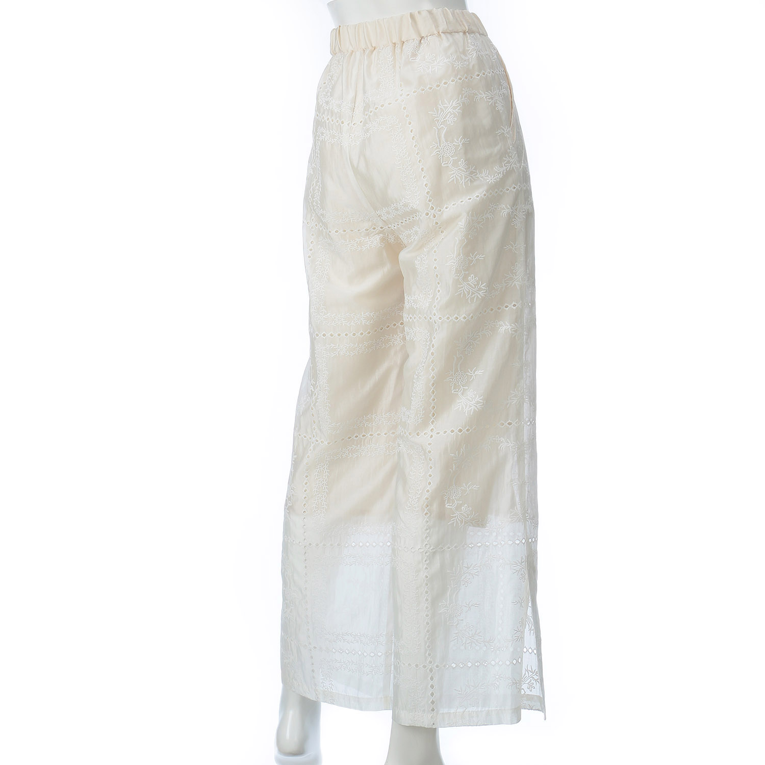 ハルズアミ サイドベンツレースパンツ - 画像4