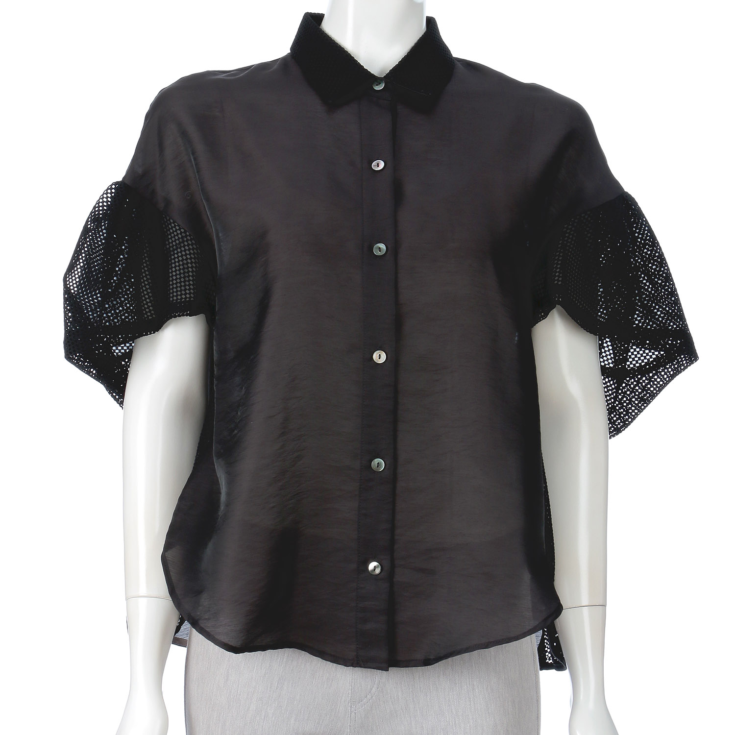 ハルズアミ カスケードフレアスリーブシャツ - 画像2