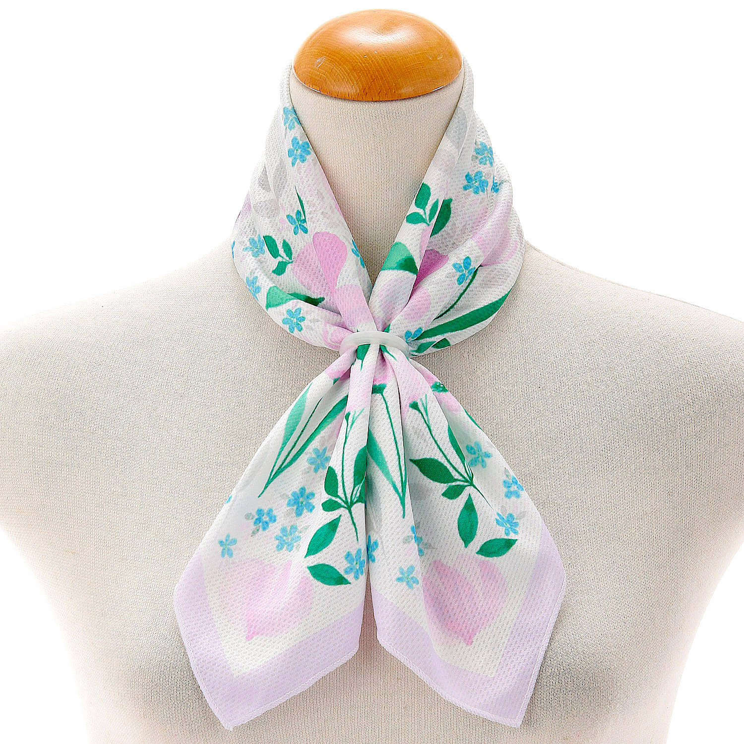 ひんやりスカーフ ウォーターフラワー柄 - 画像3