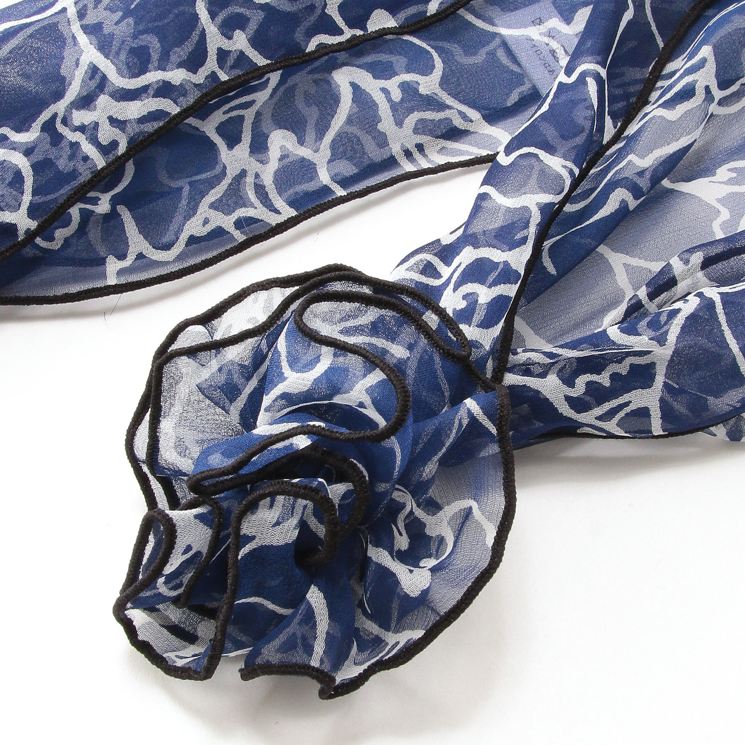 日本製 シルクシフォンワンタッチスカーフ - 画像4